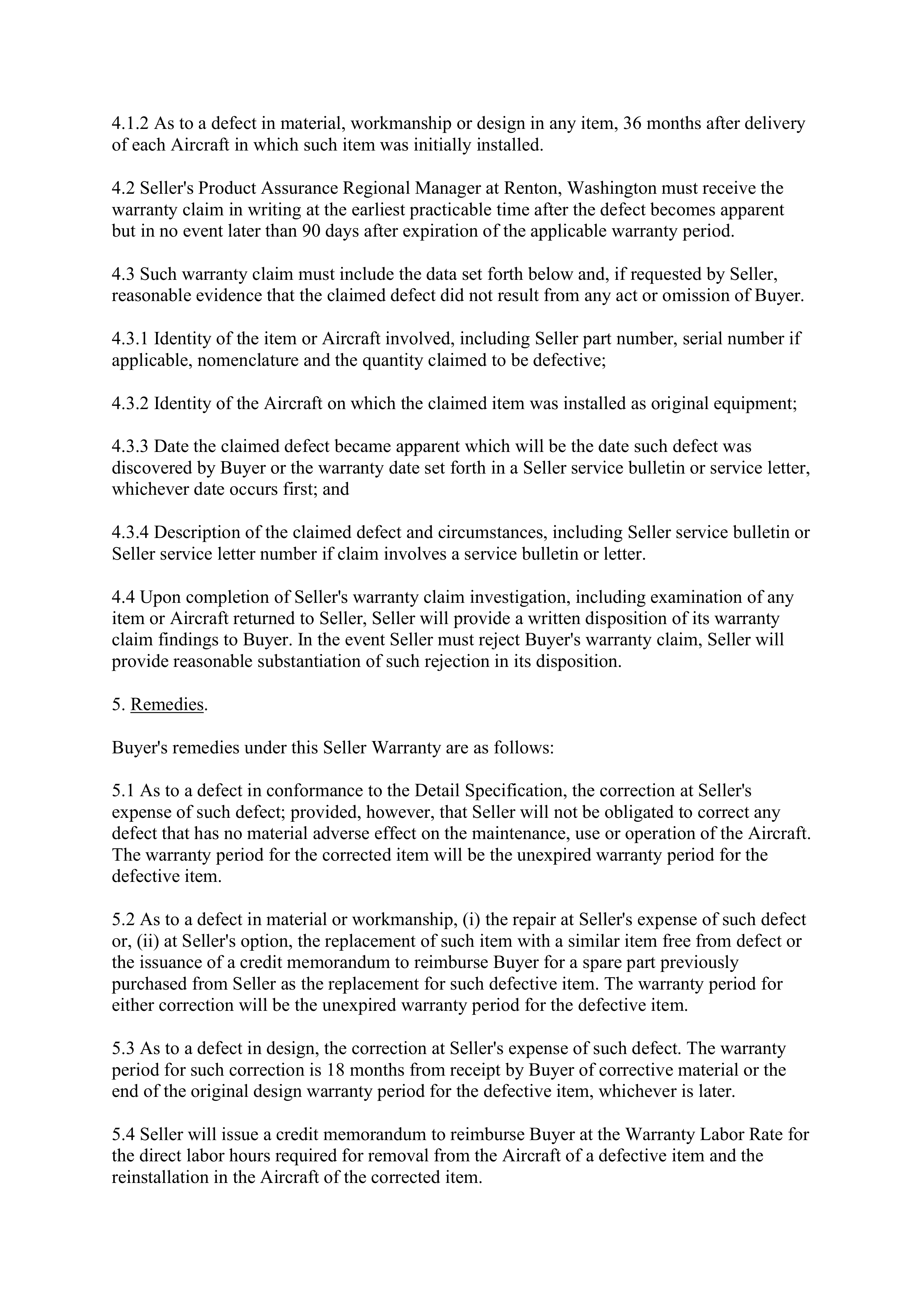 Boeing Purchase Agreement — page 26