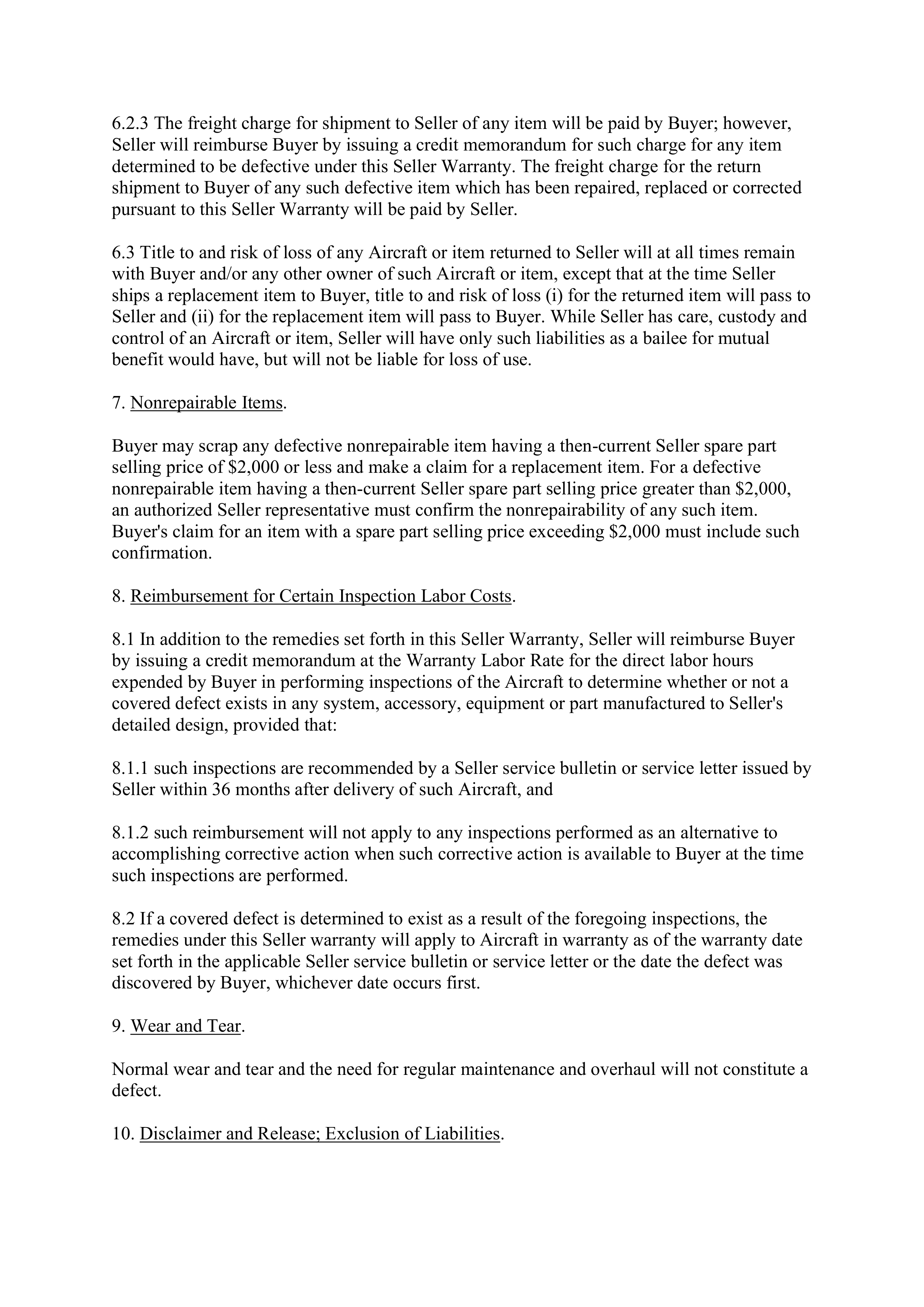 Boeing Purchase Agreement — page 28