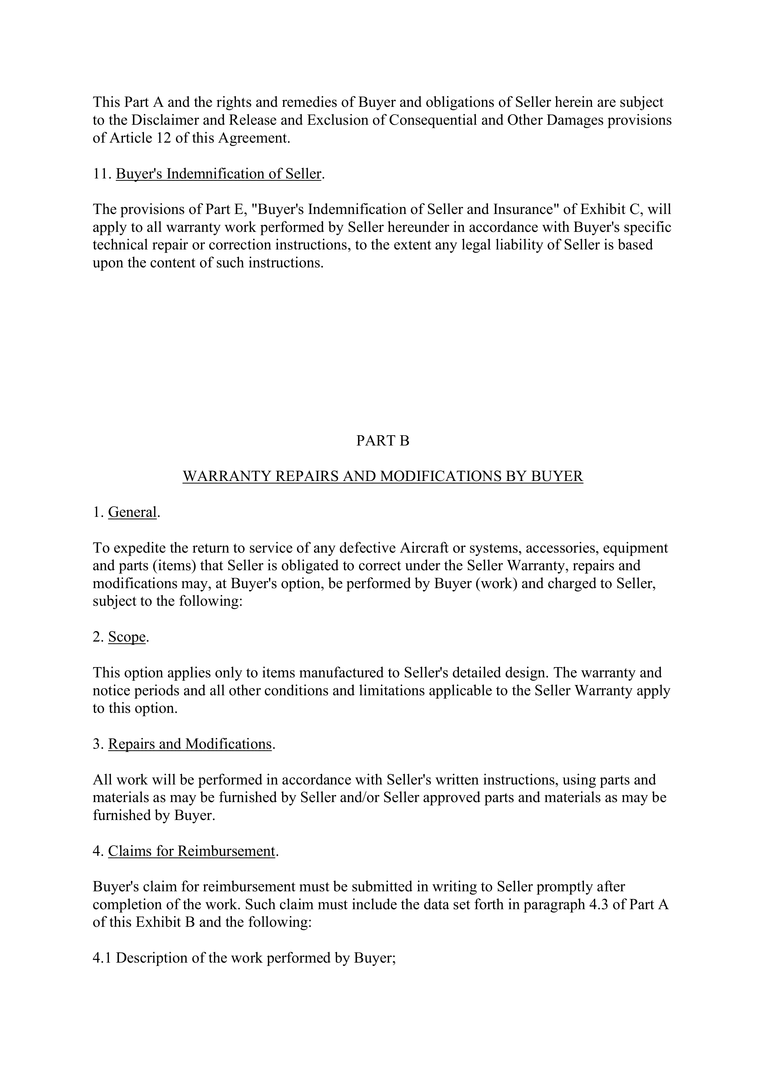 Boeing Purchase Agreement — page 29