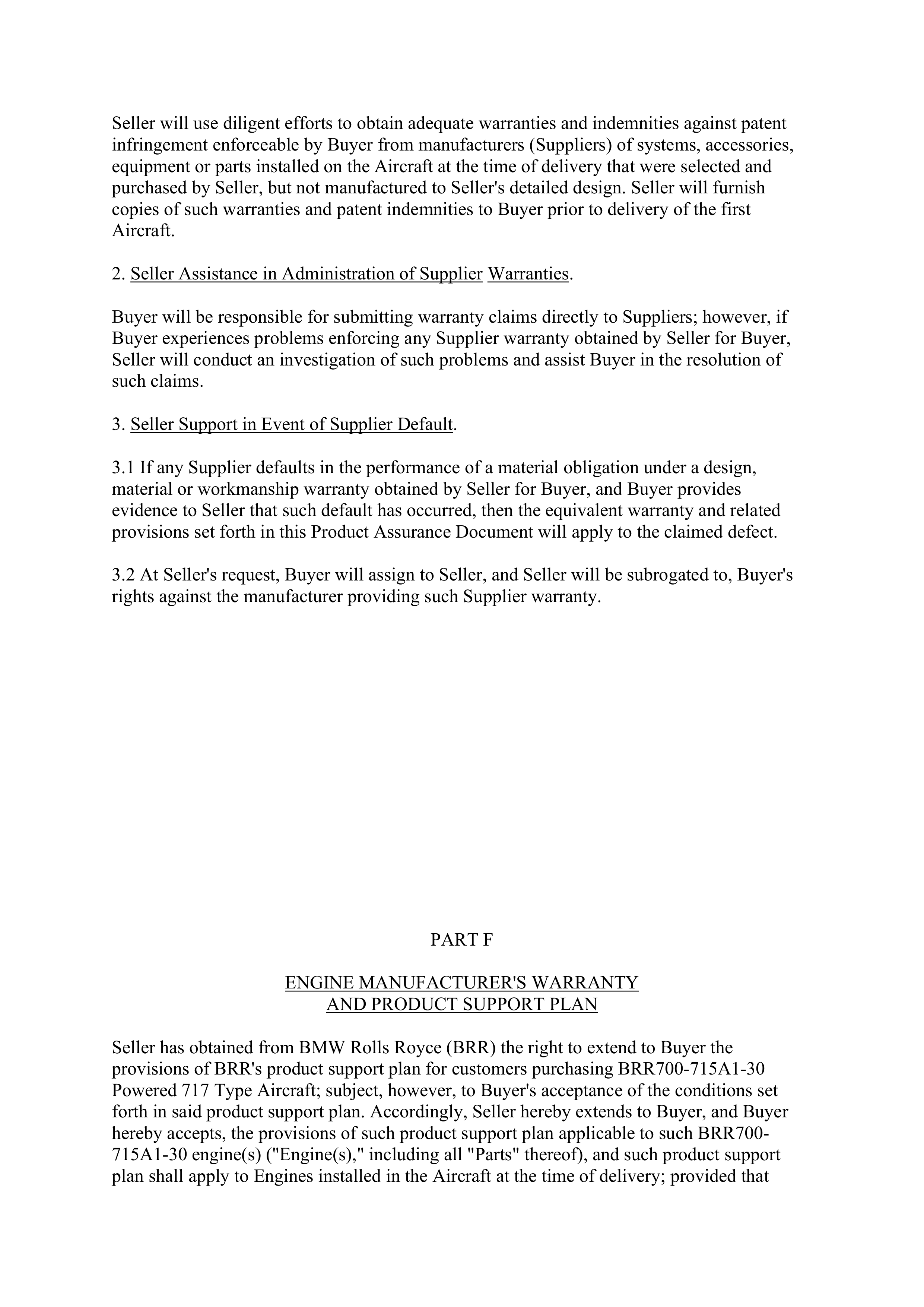 Boeing Purchase Agreement — page 38