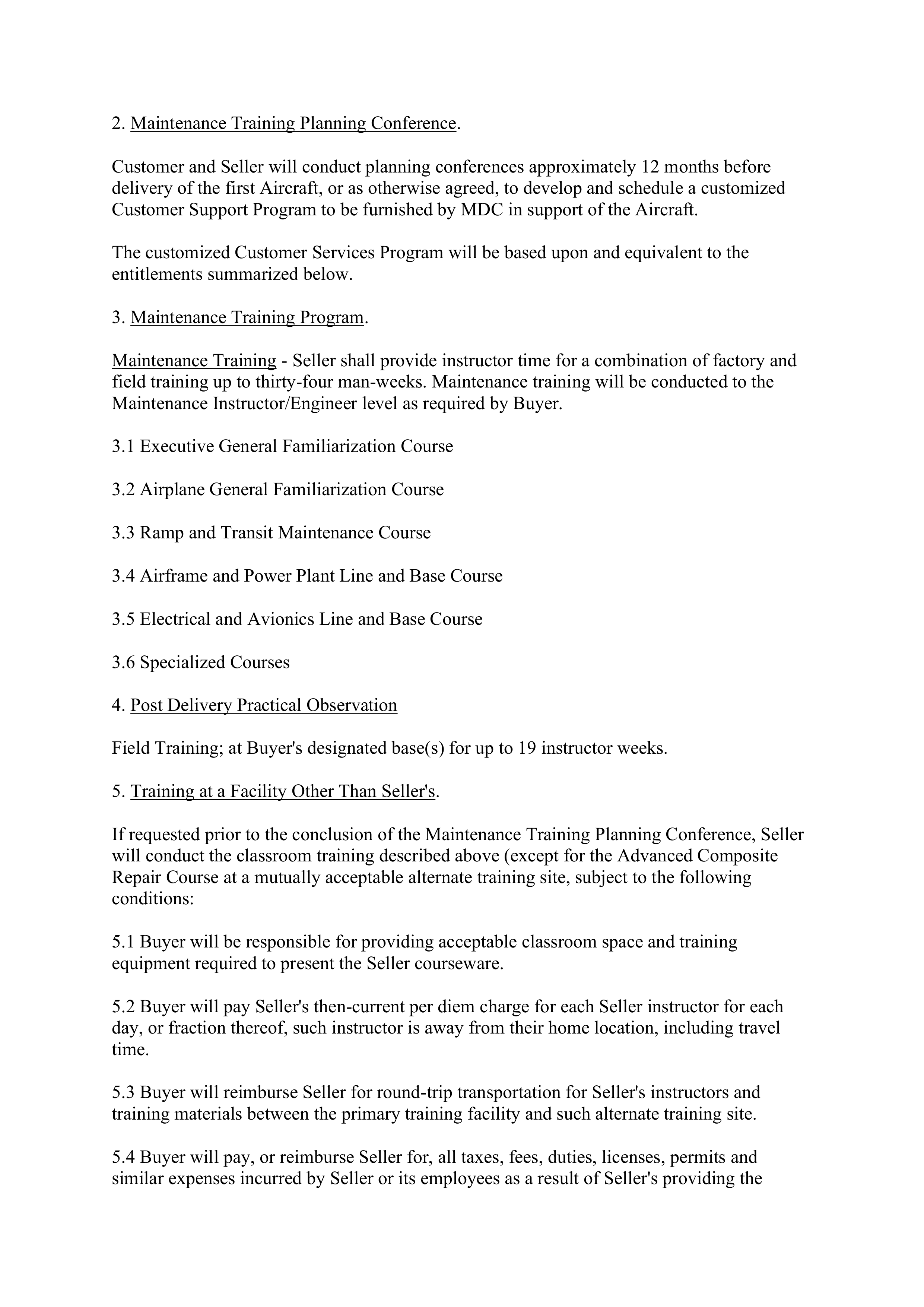 Boeing Purchase Agreement — page 43