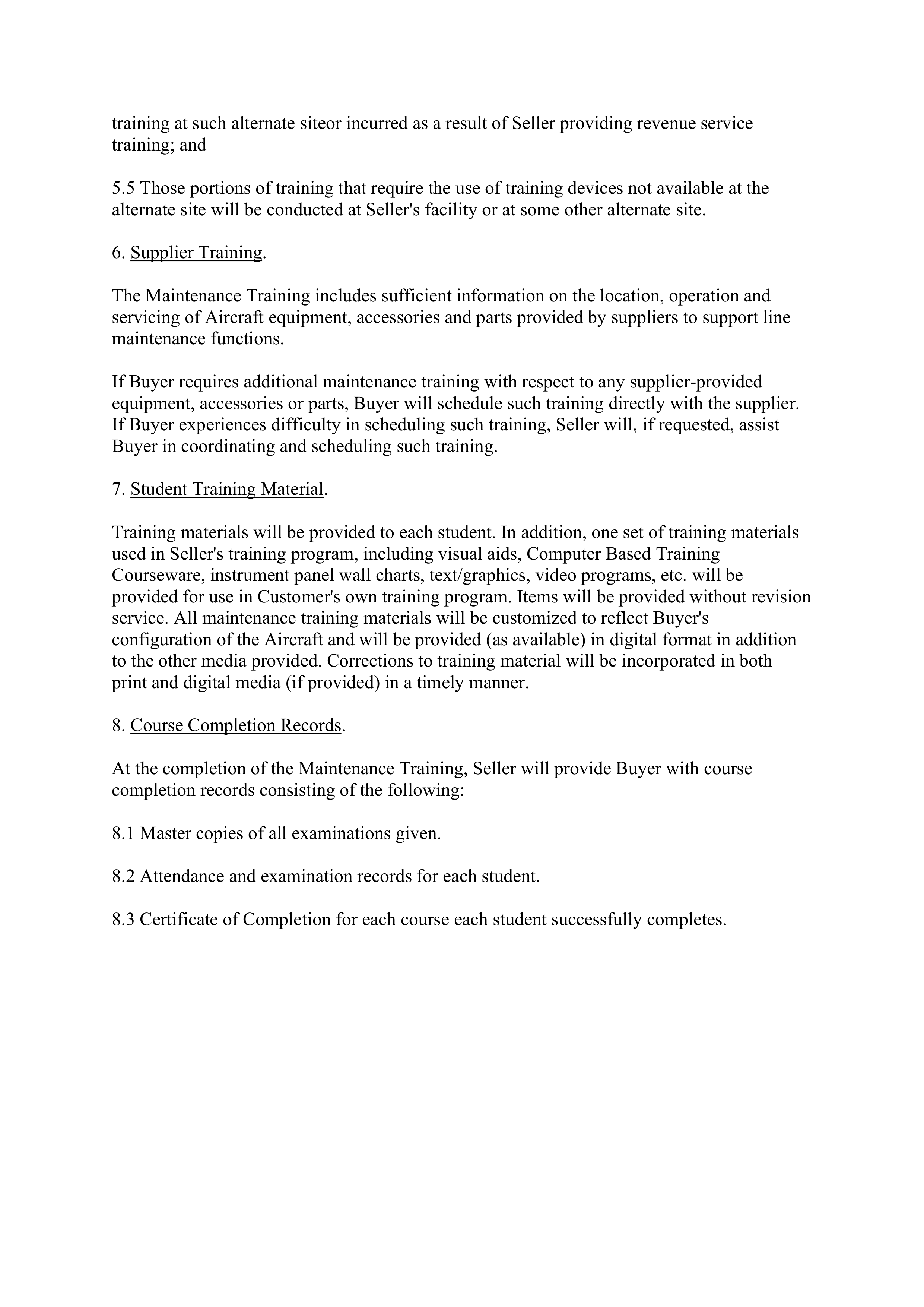Boeing Purchase Agreement — page 44
