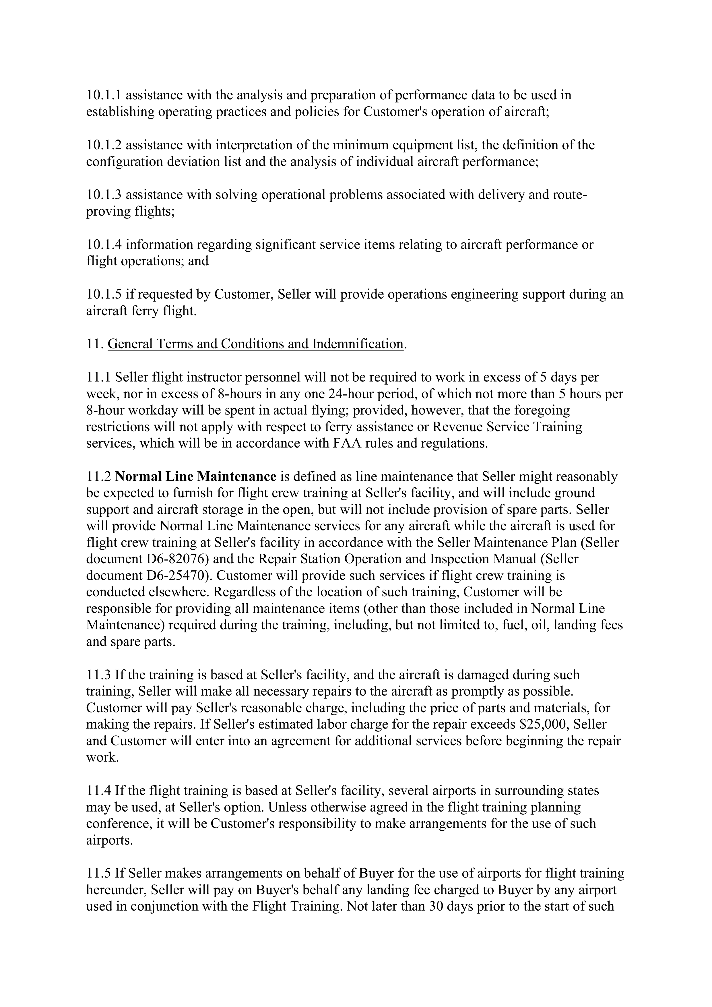 Boeing Purchase Agreement — page 50