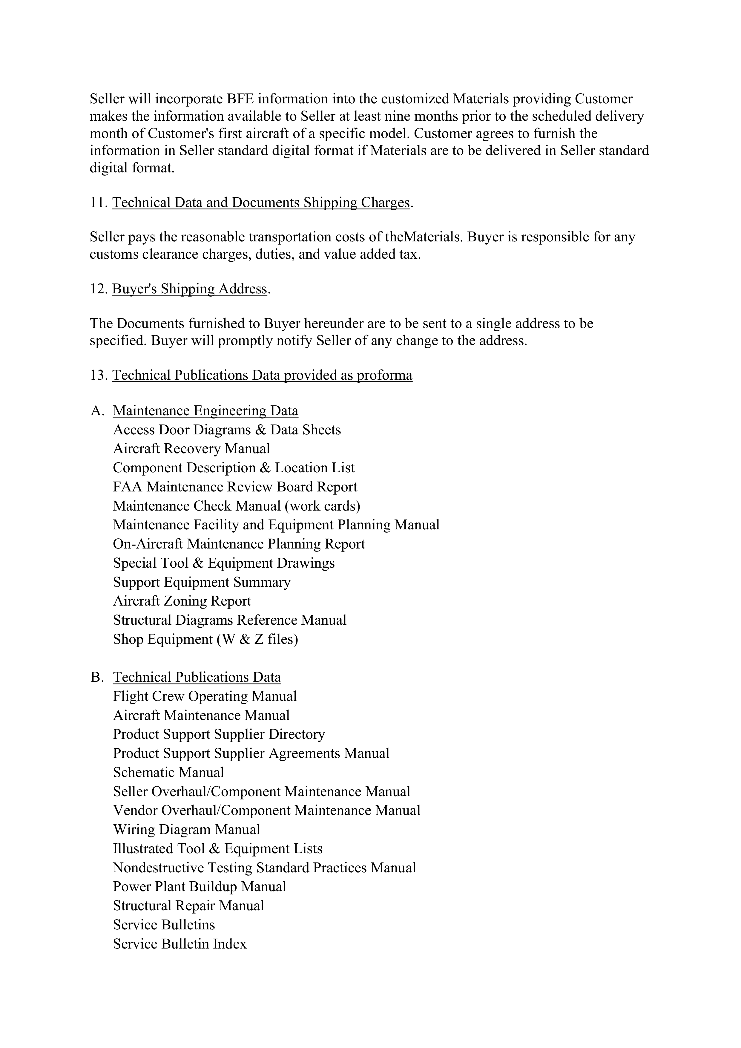 Boeing Purchase Agreement — page 55