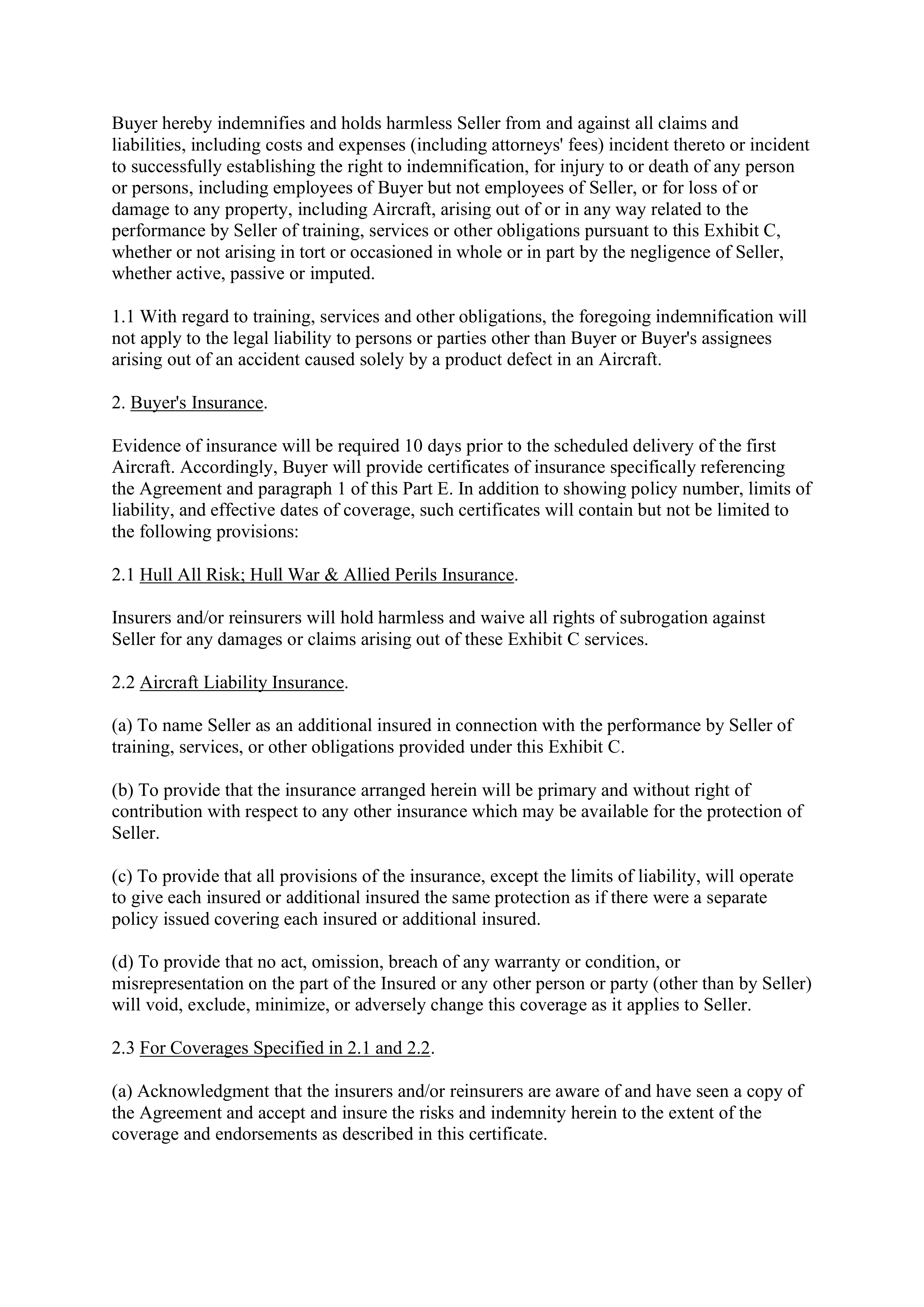 Boeing Purchase Agreement — page 57
