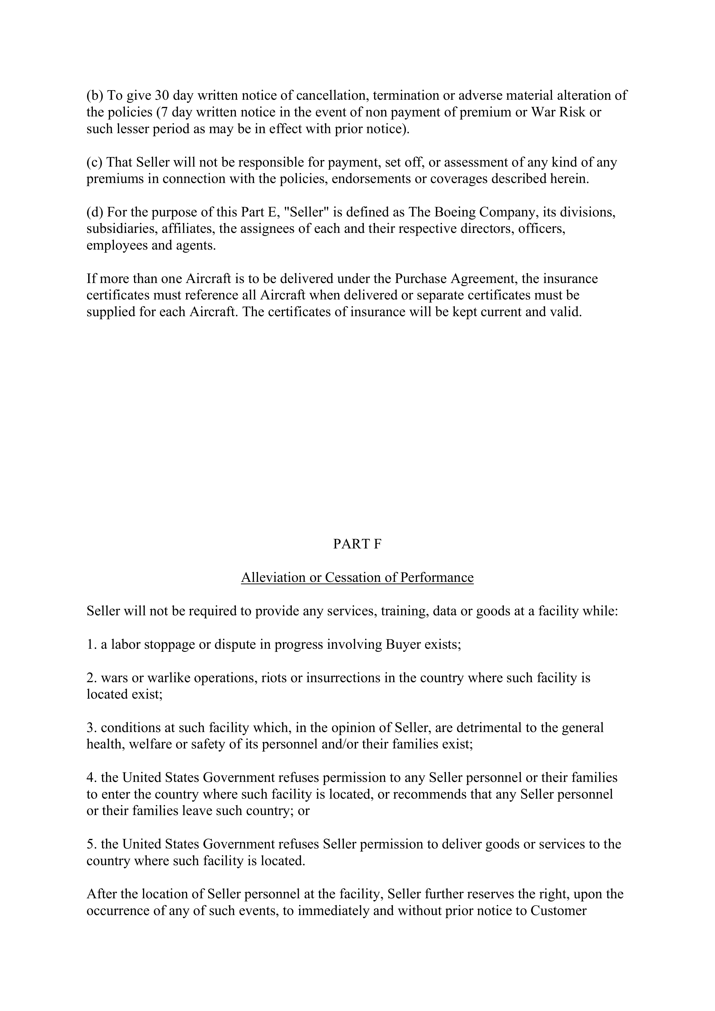 Boeing Purchase Agreement — page 58