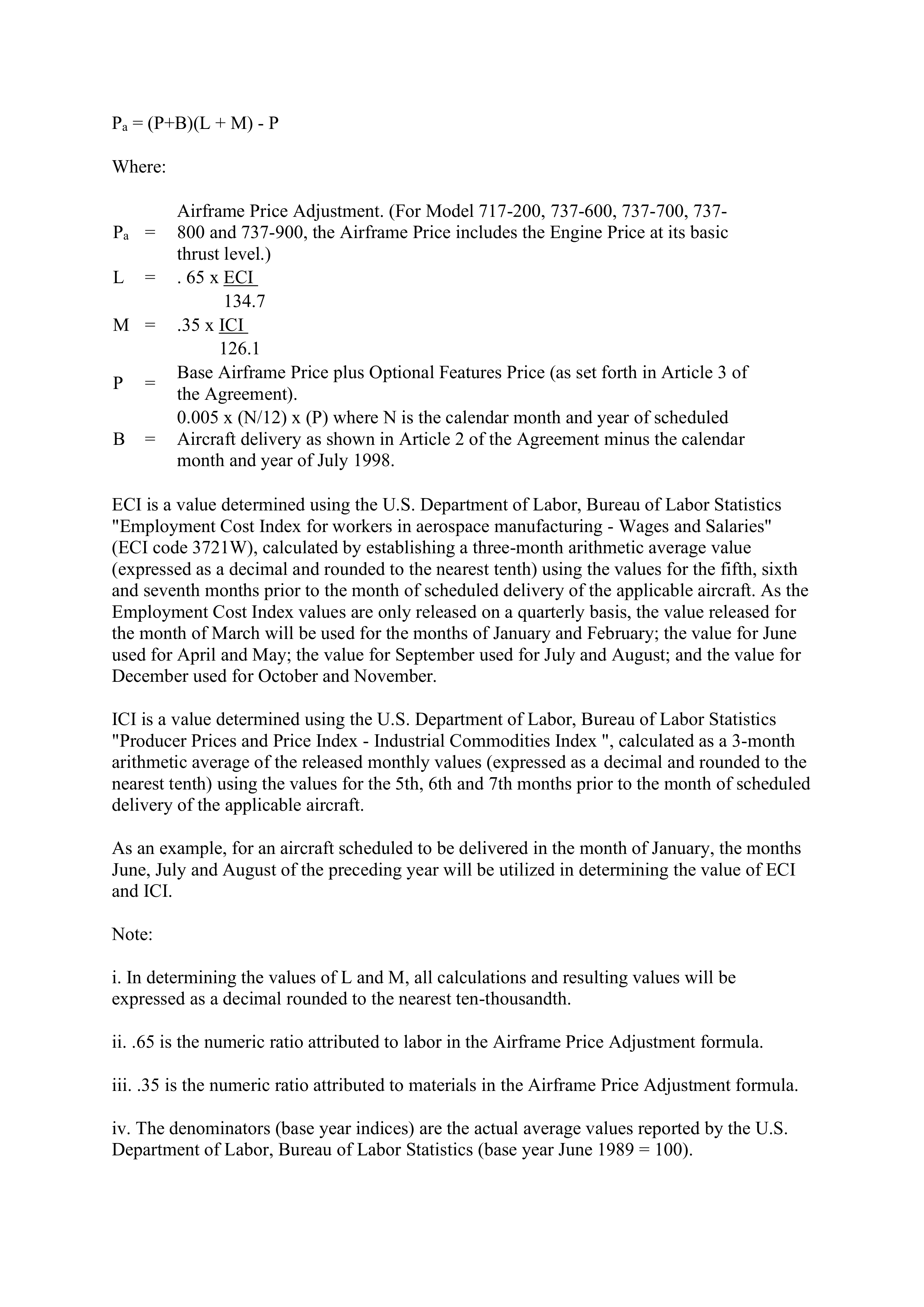 Boeing Purchase Agreement — page 60