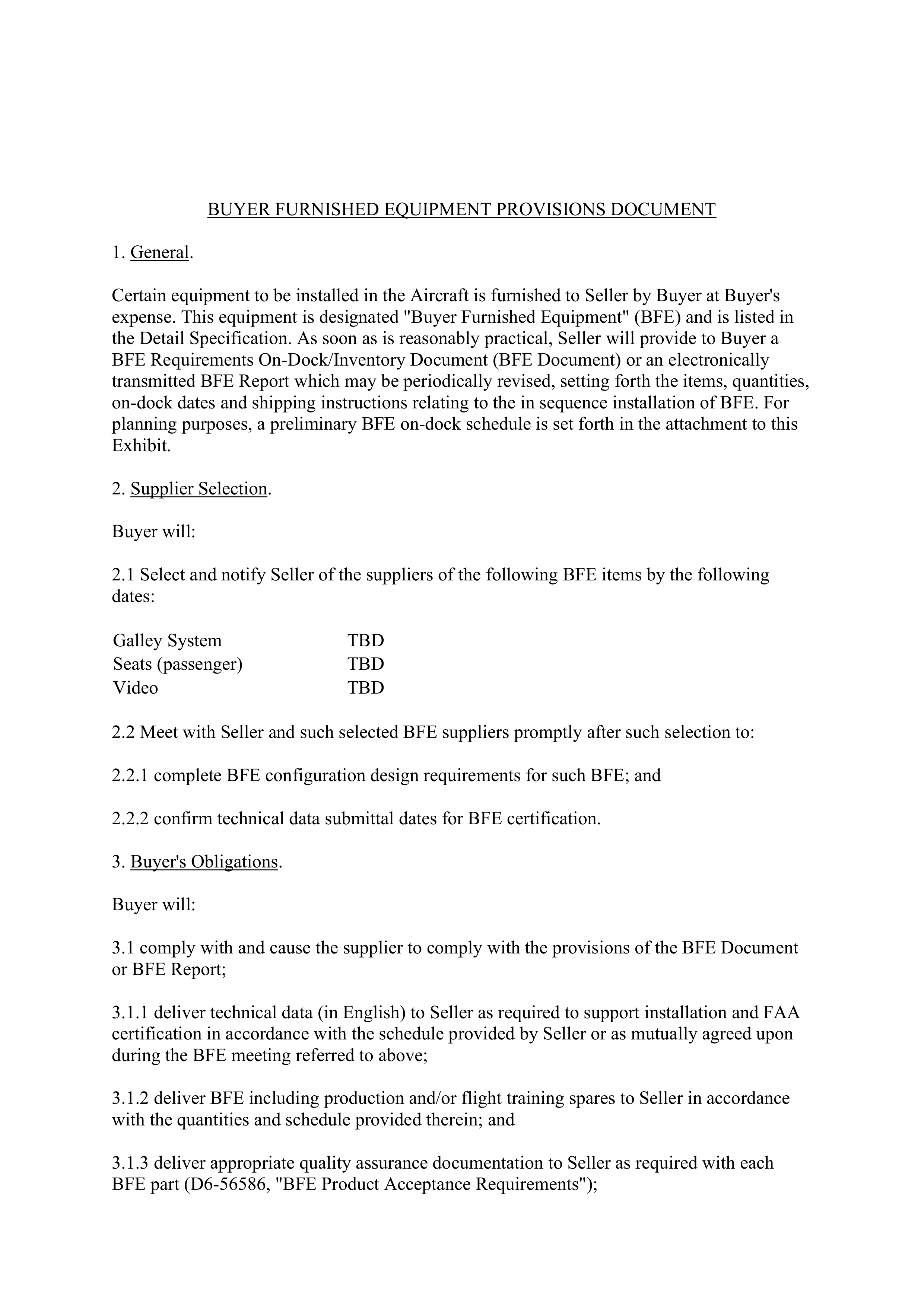 Boeing Purchase Agreement — page 63