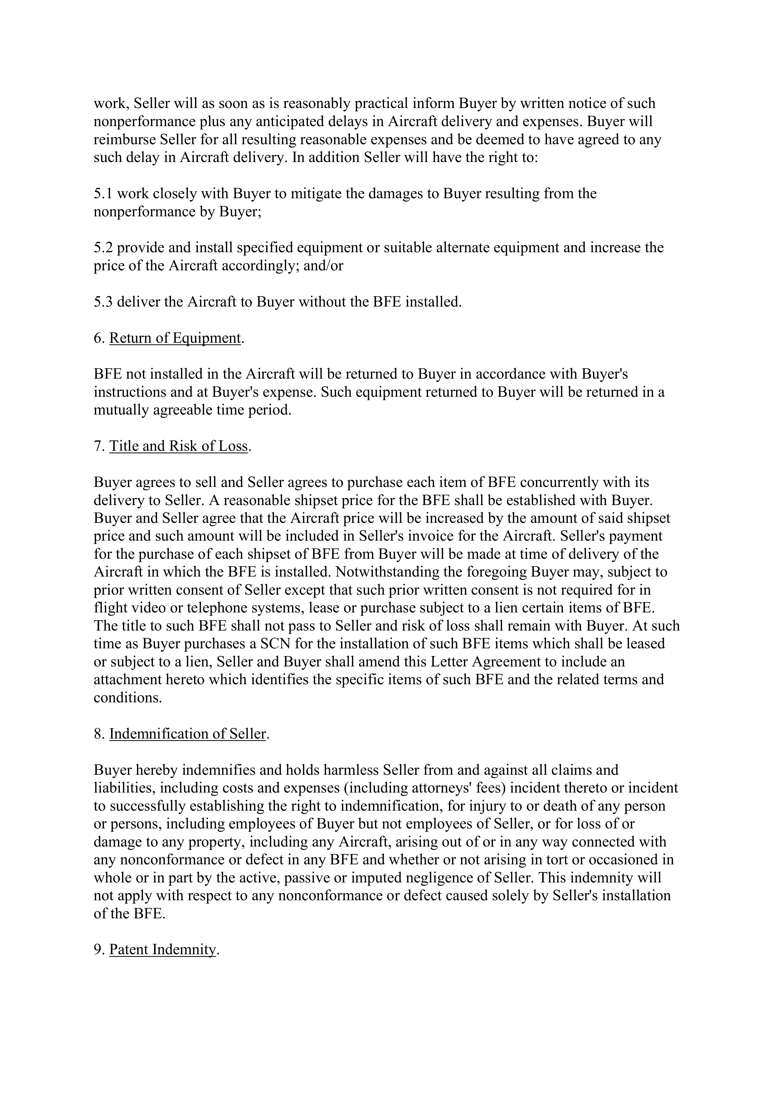 Boeing Purchase Agreement — page 65
