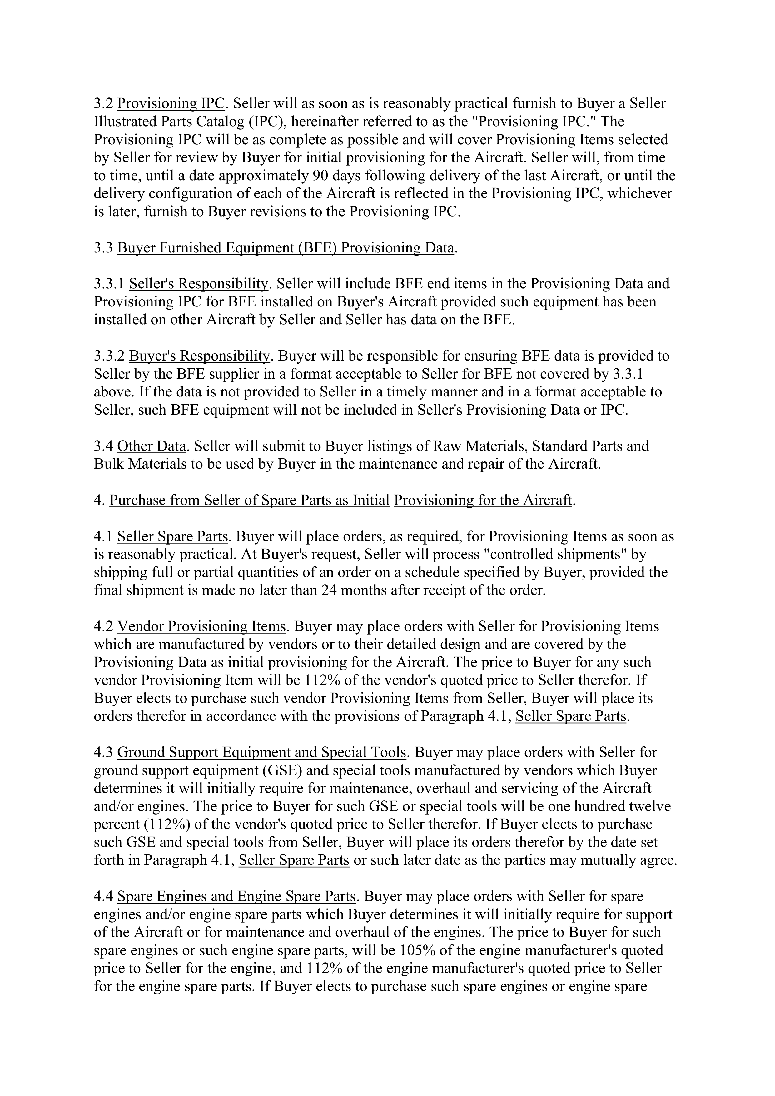Boeing Purchase Agreement — page 76