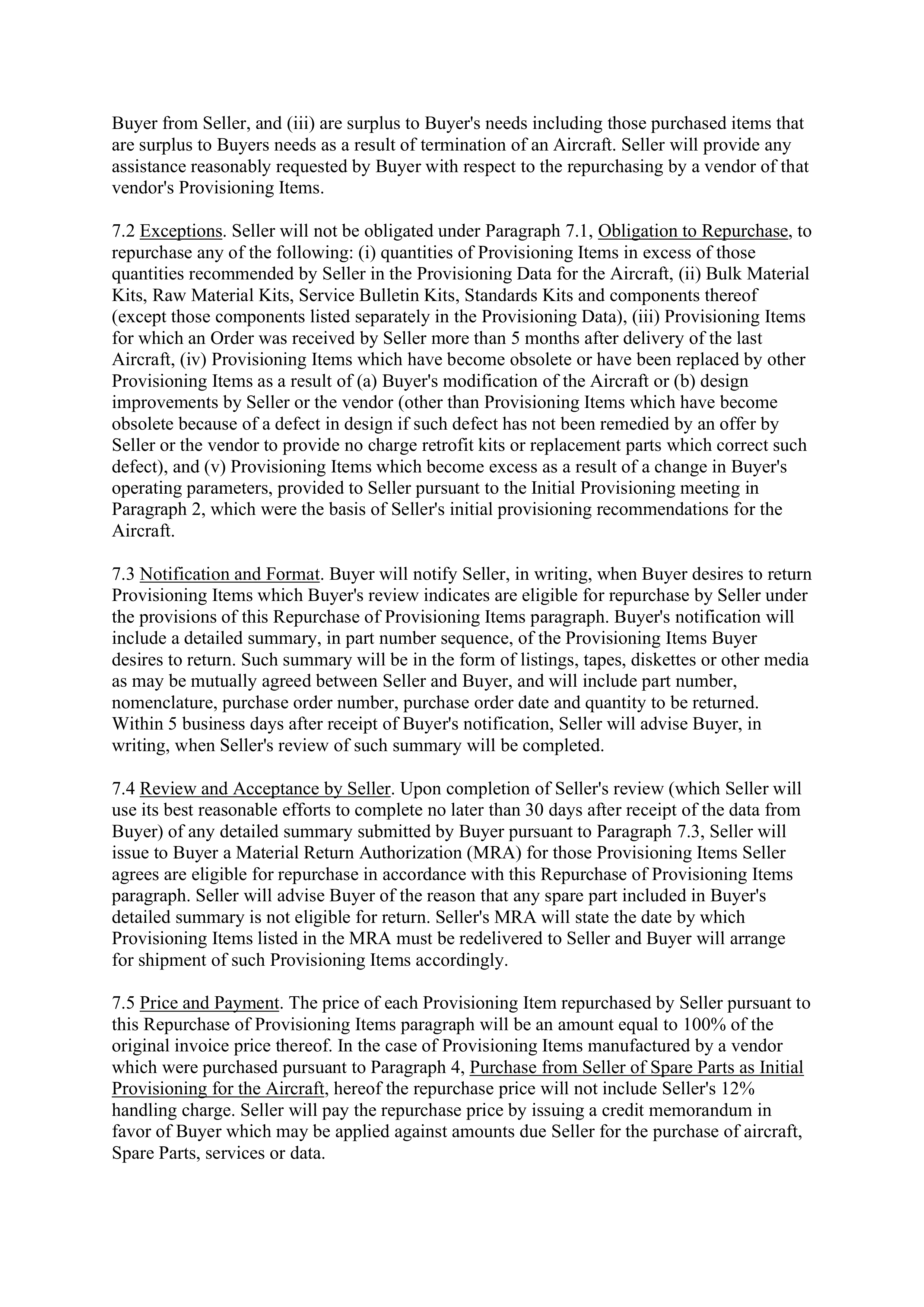 Boeing Purchase Agreement — page 78
