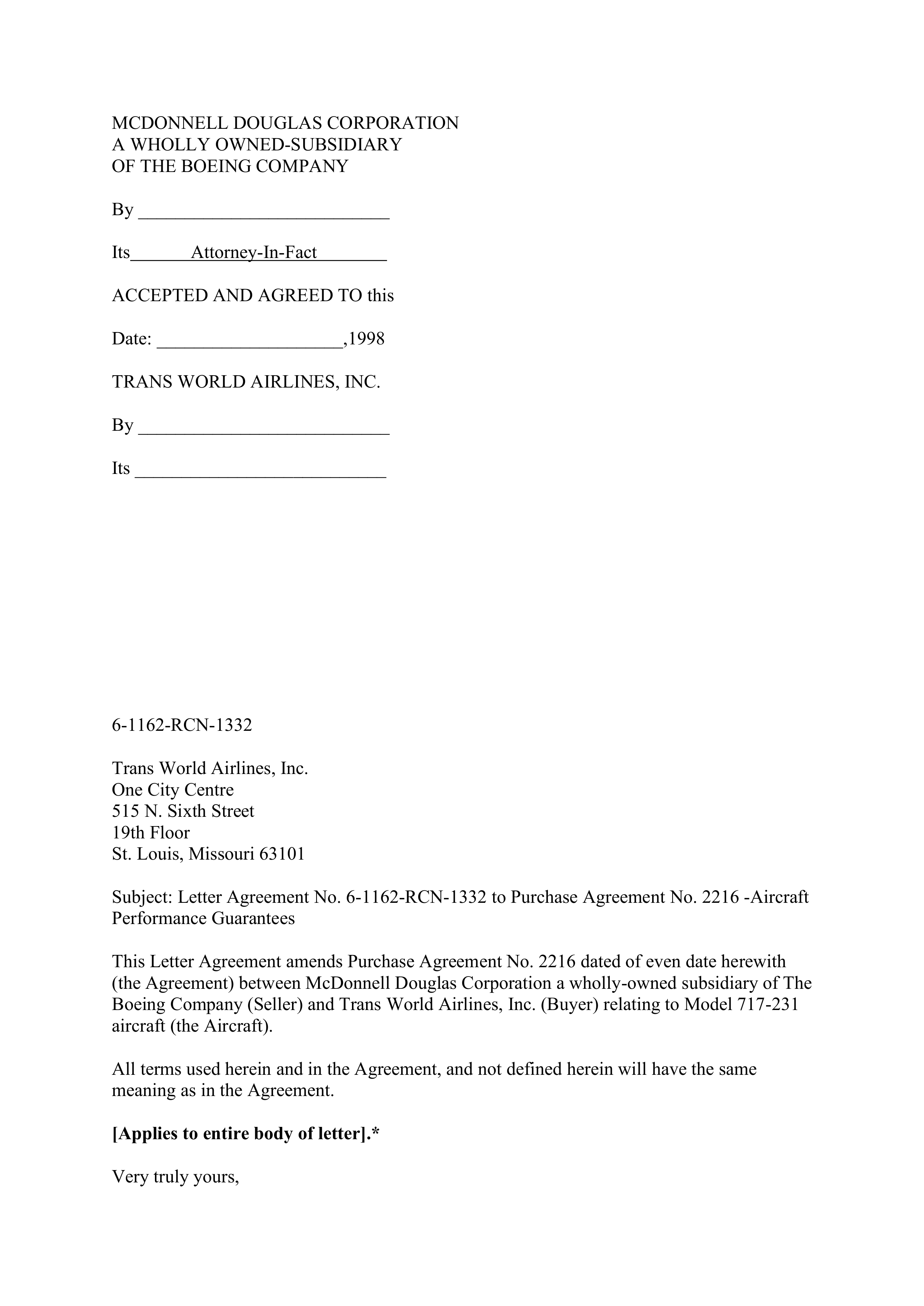 Boeing Purchase Agreement — page 80