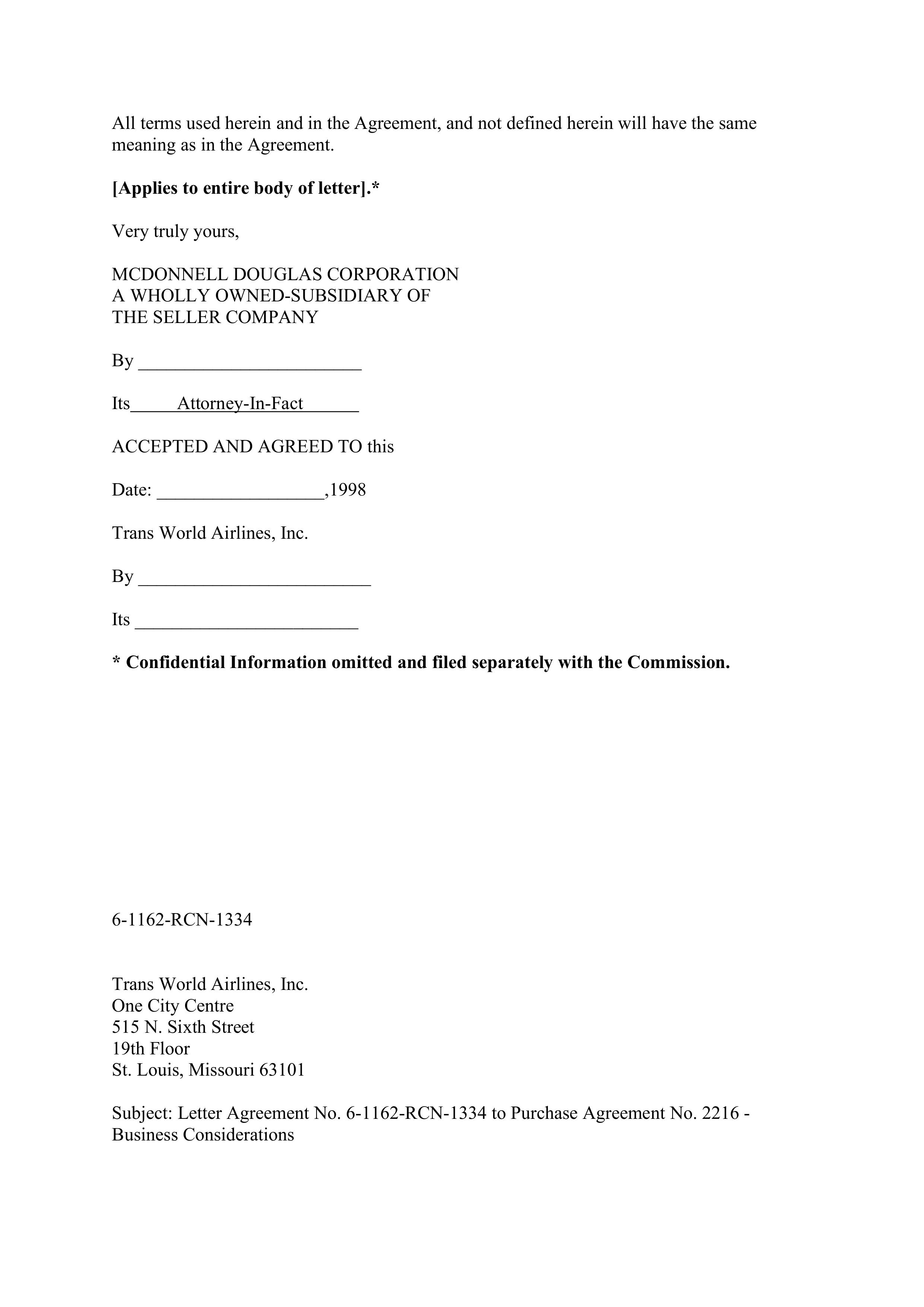 Boeing Purchase Agreement — page 82