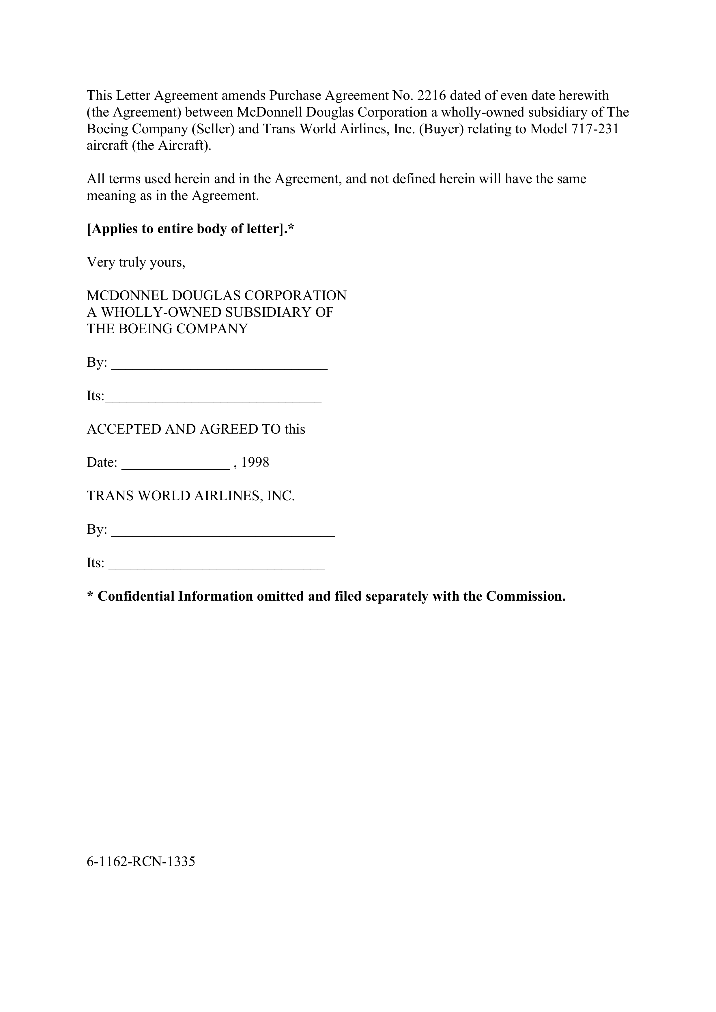 Boeing Purchase Agreement — page 83