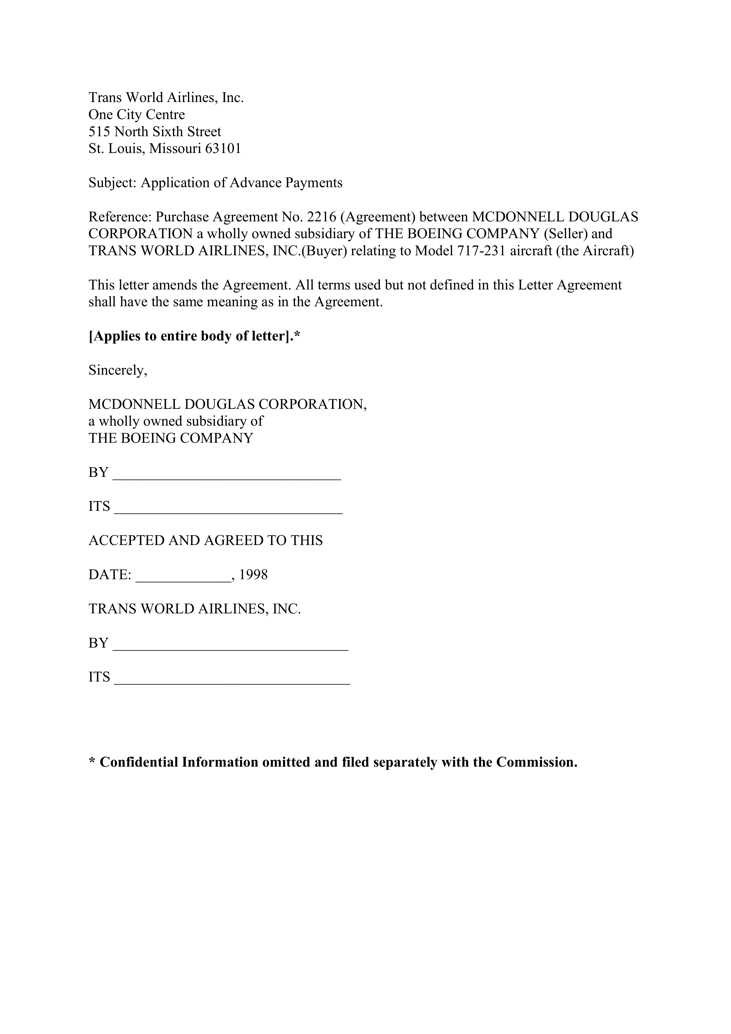 Boeing Purchase Agreement — page 90