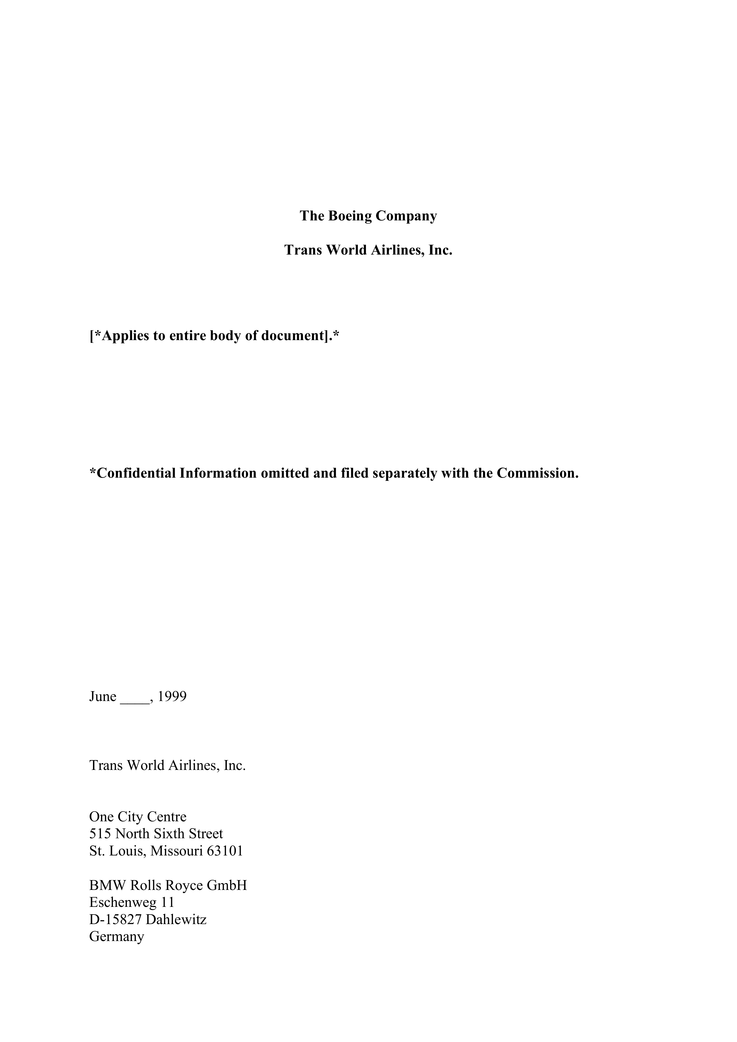 Boeing Purchase Agreement — page 95
