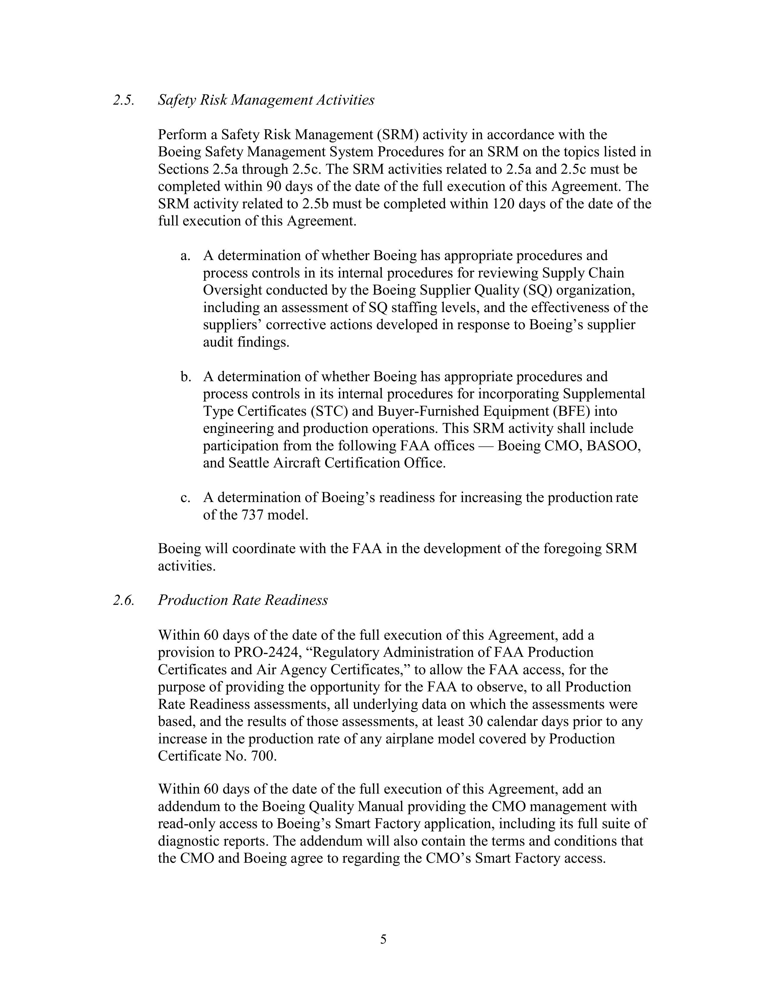 Boeing Settlement Agreement — page 5