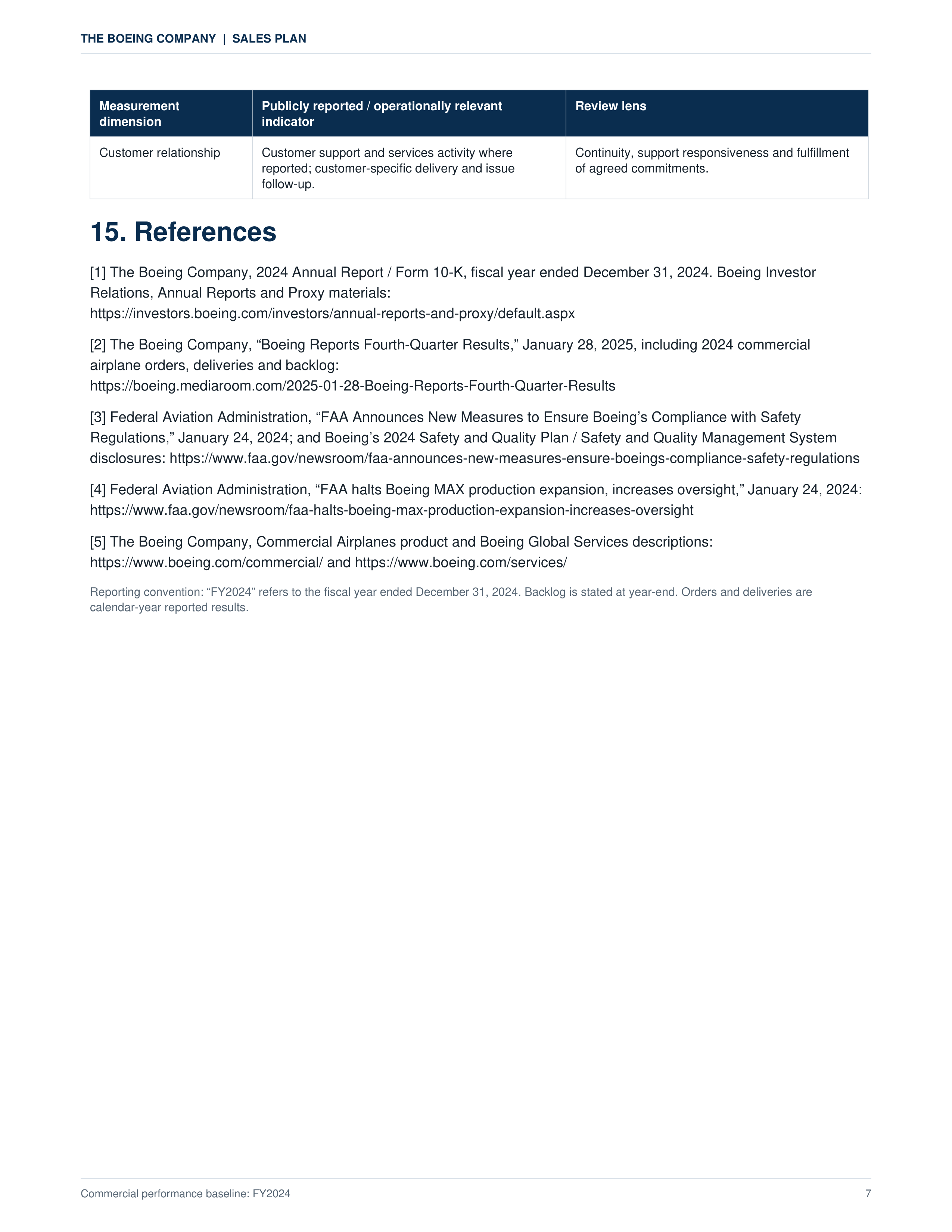 Boeing Stability First Quality-Linked Turnaround Sales Plan — page 7