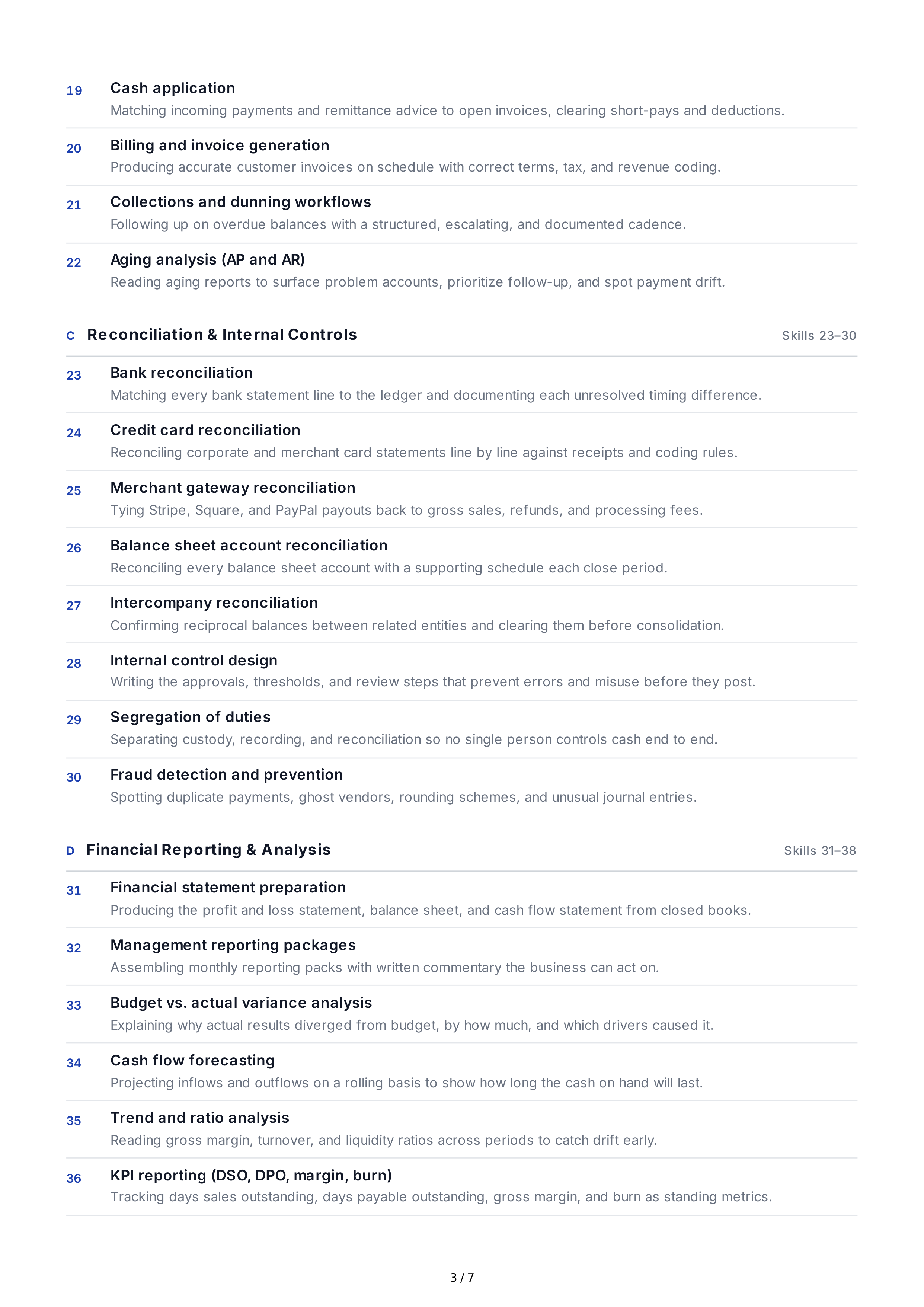 Bookkeeping Hard Skills — page 3