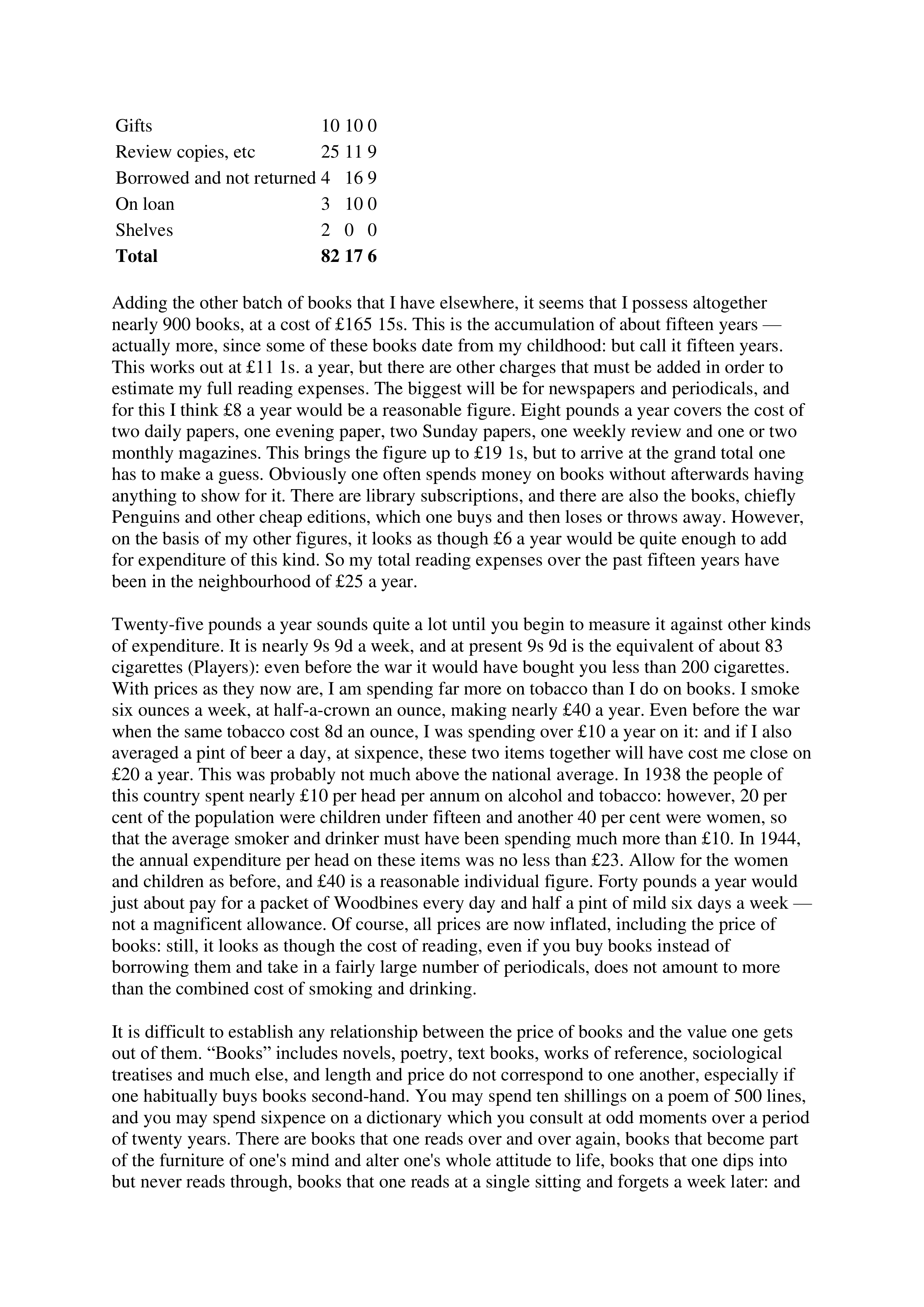 Books vs. Cigarettes Essay — page 2