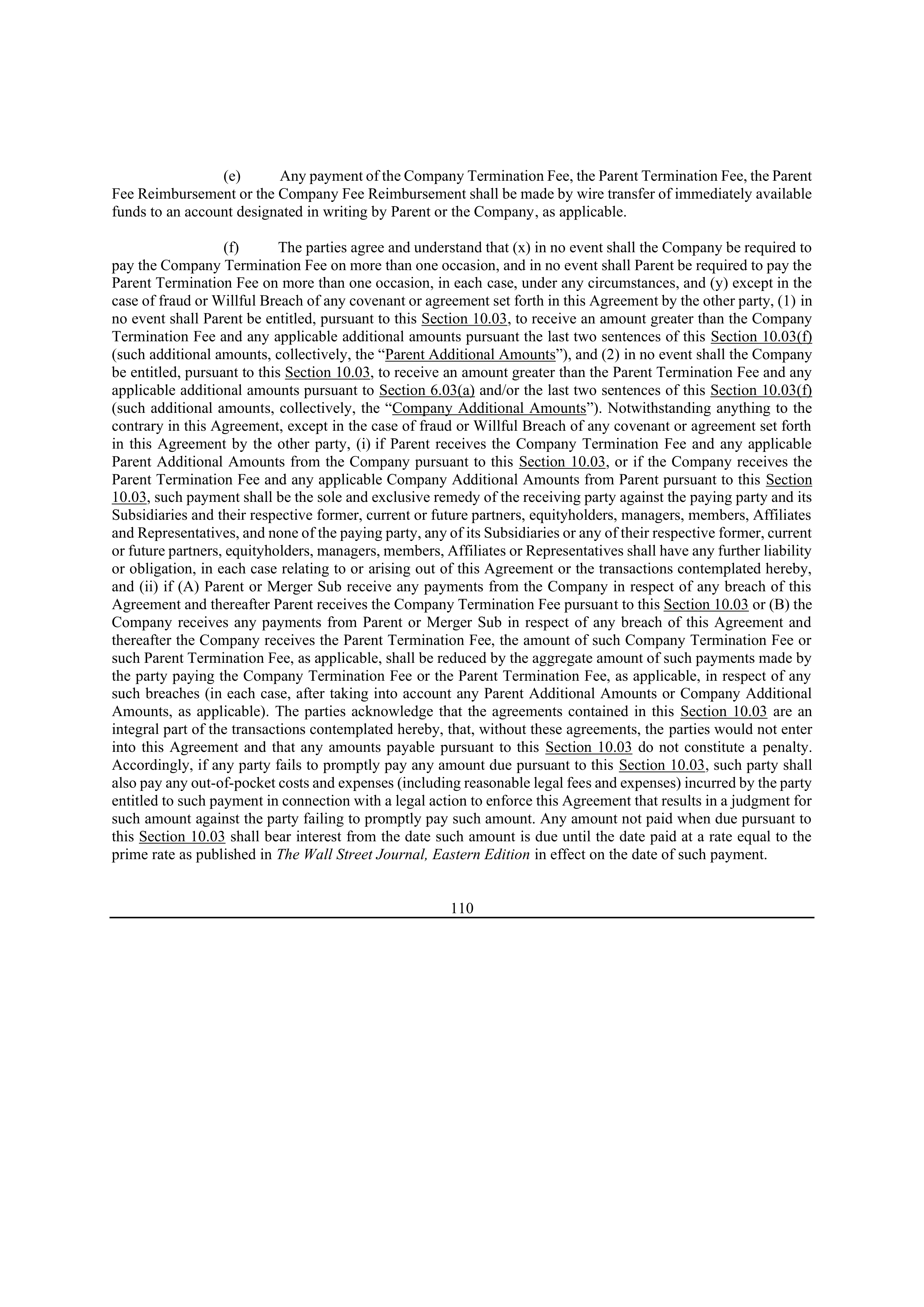 Bristol Myers Squibb Merger Agreement — page 121