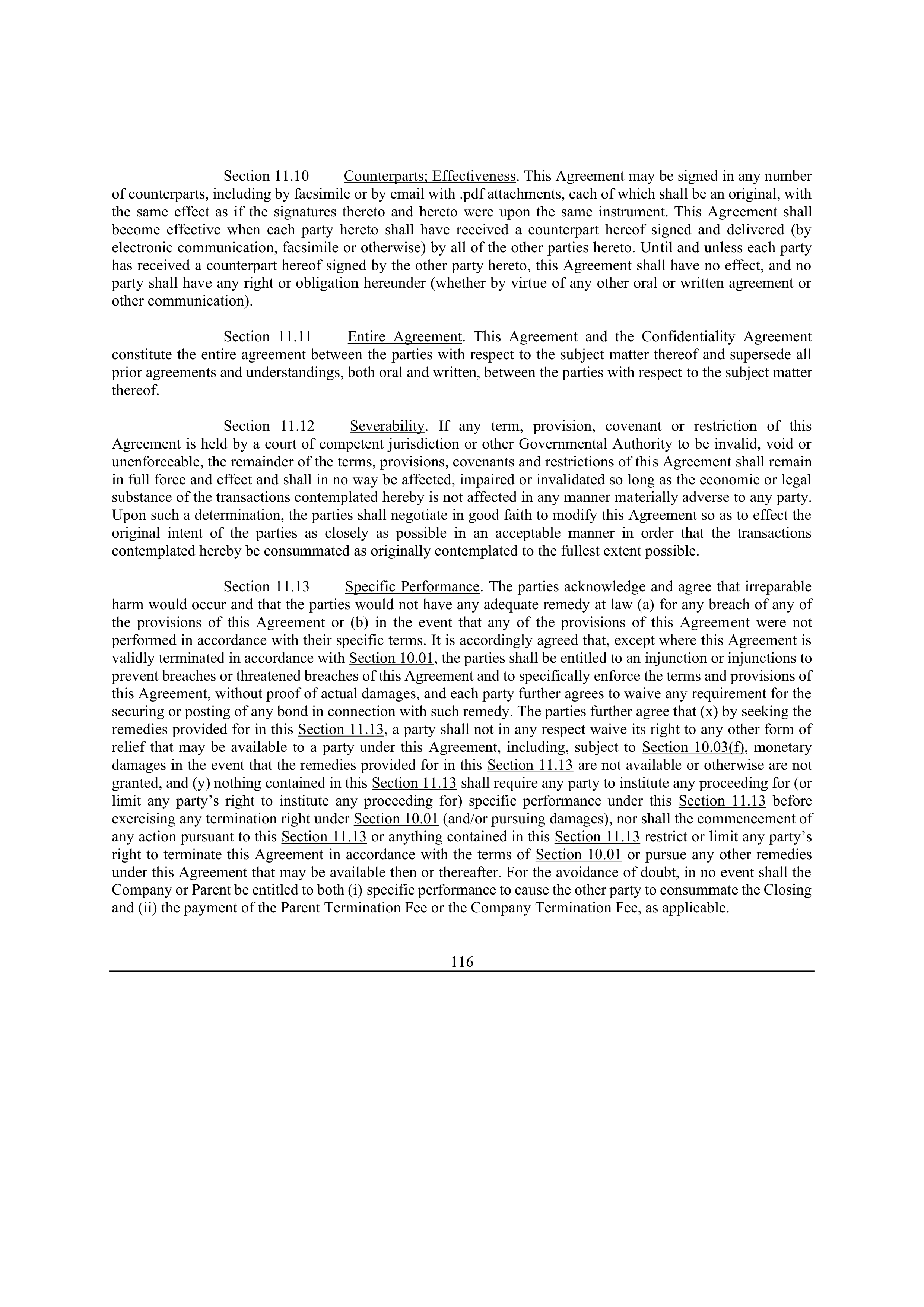 Bristol Myers Squibb Merger Agreement — page 128