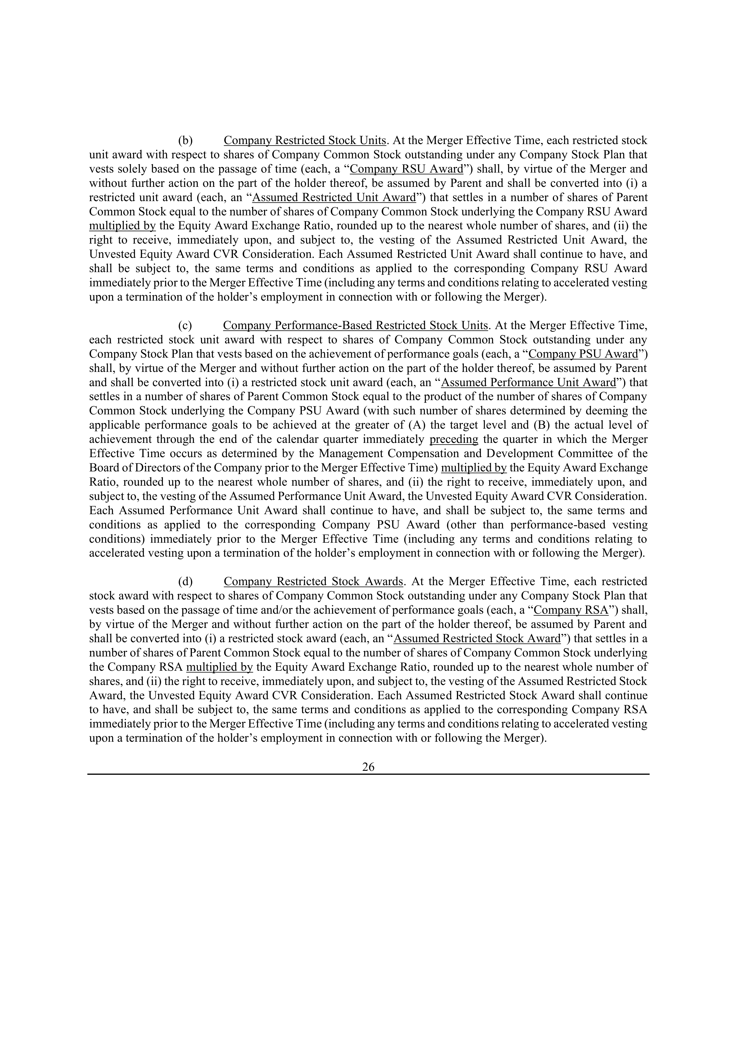 Bristol Myers Squibb Merger Agreement — page 33