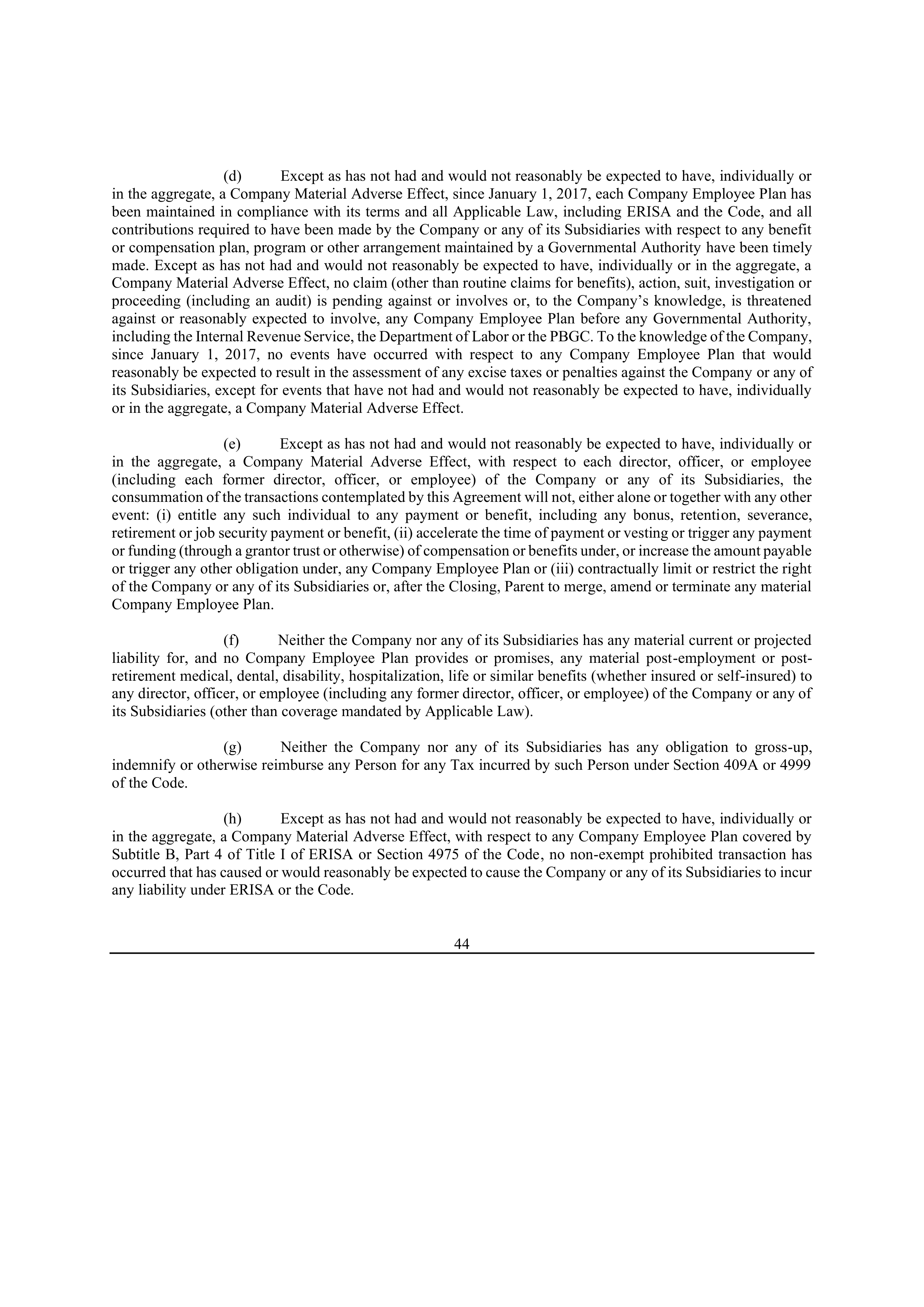 Bristol Myers Squibb Merger Agreement — page 51