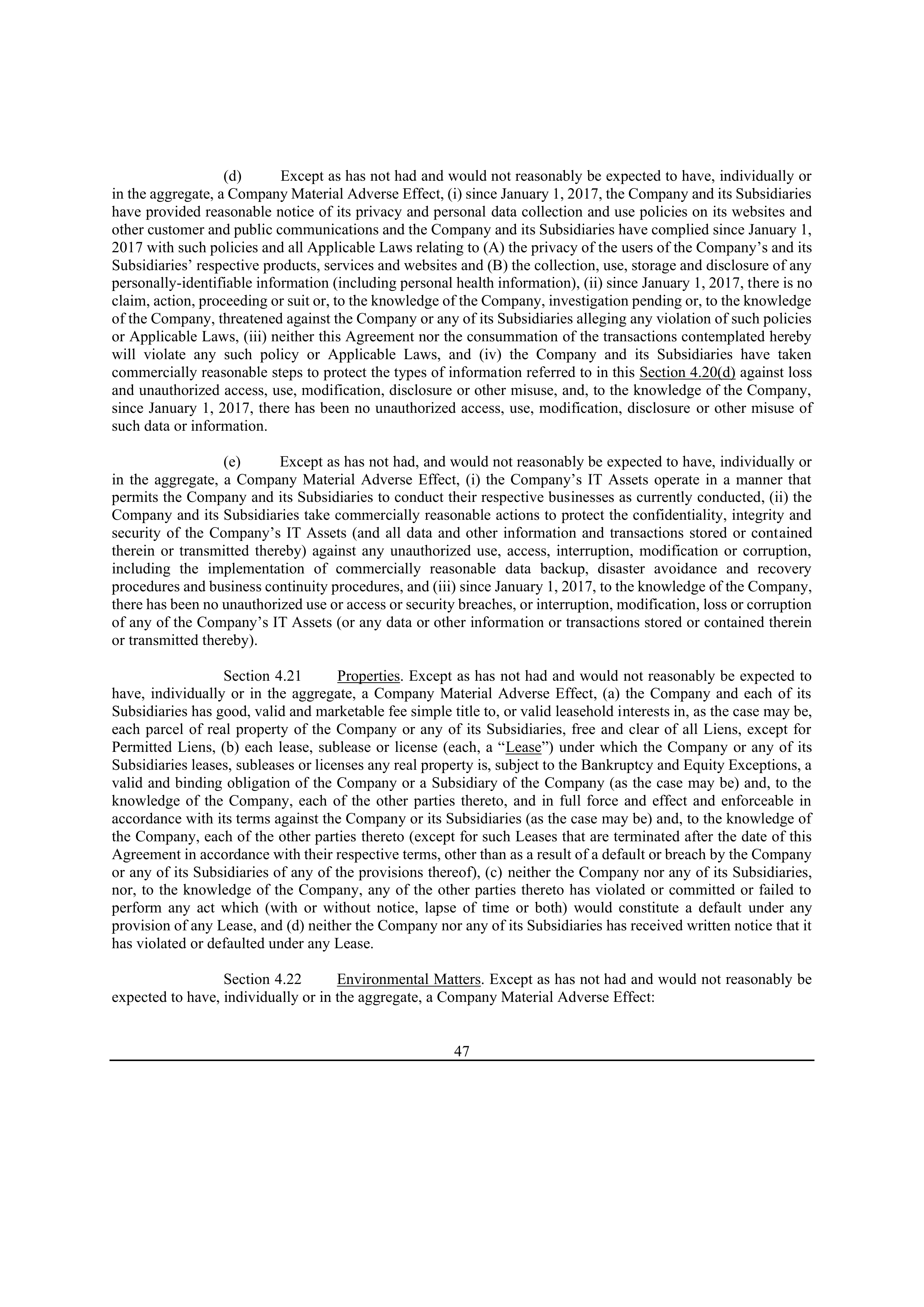 Bristol Myers Squibb Merger Agreement — page 54