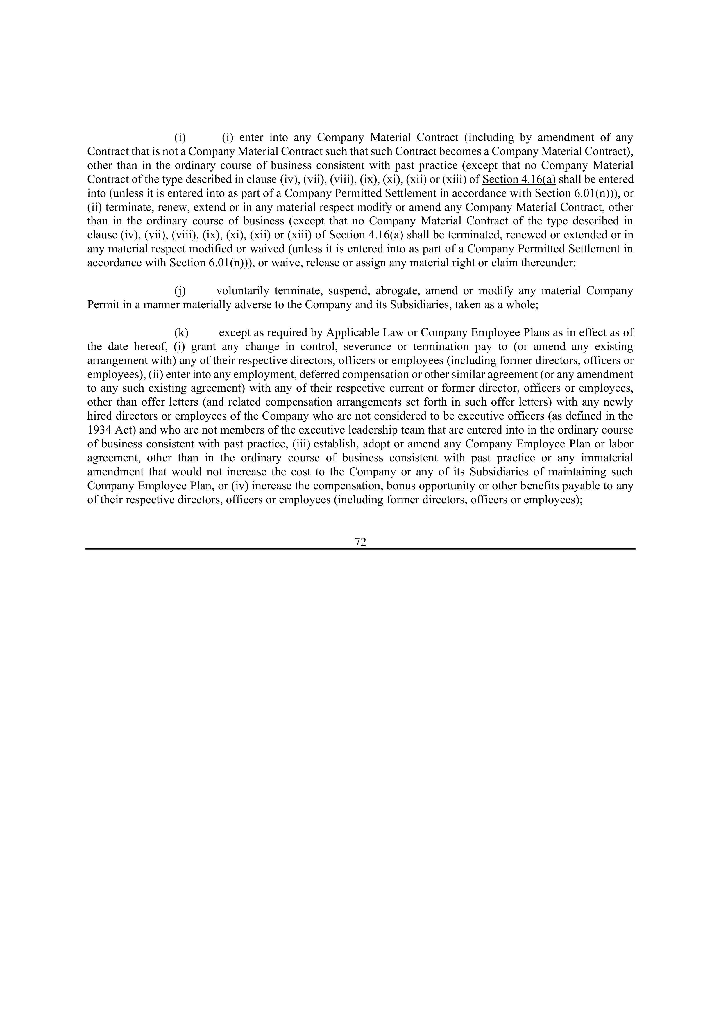 Bristol Myers Squibb Merger Agreement — page 80