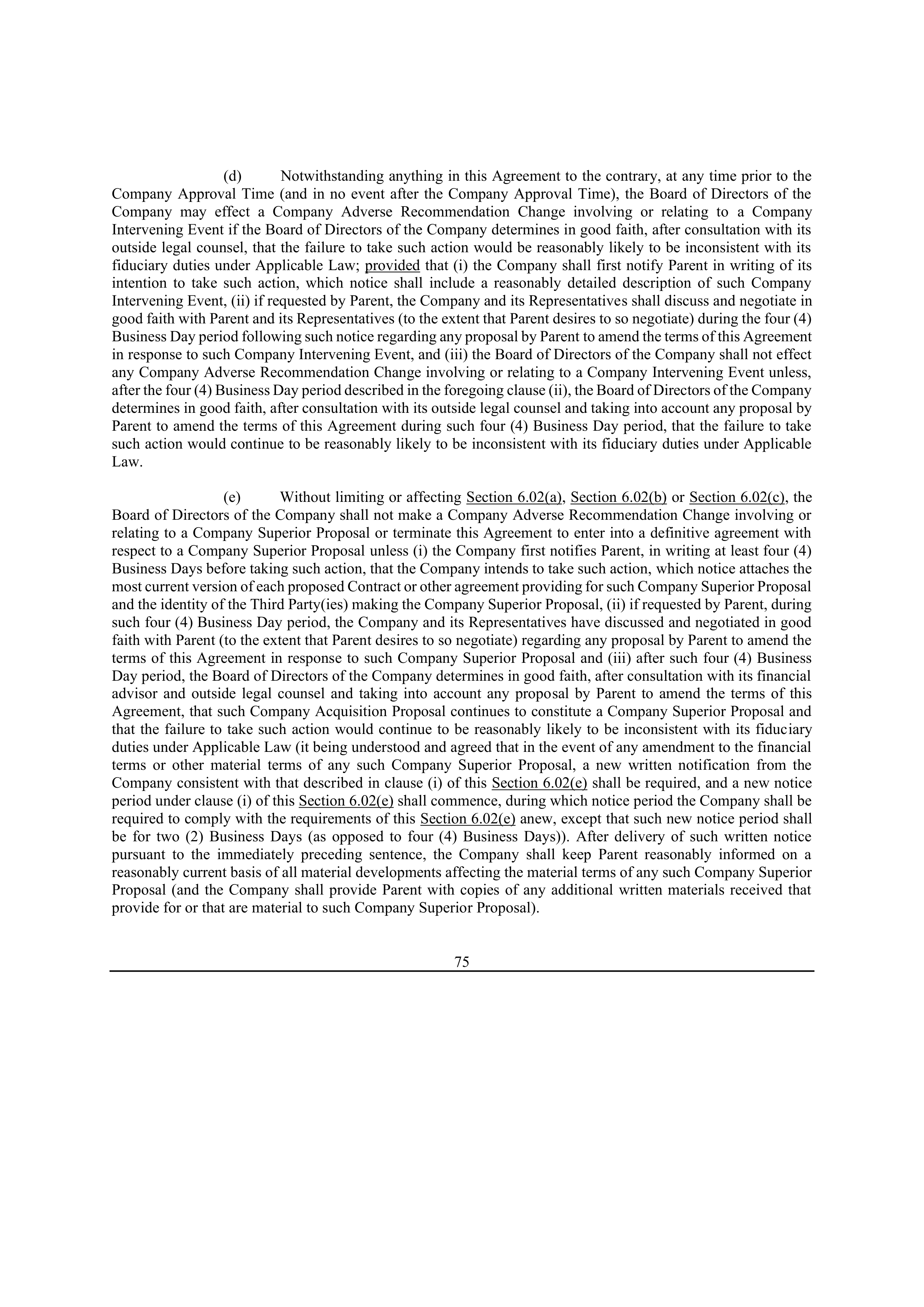Bristol Myers Squibb Merger Agreement — page 83