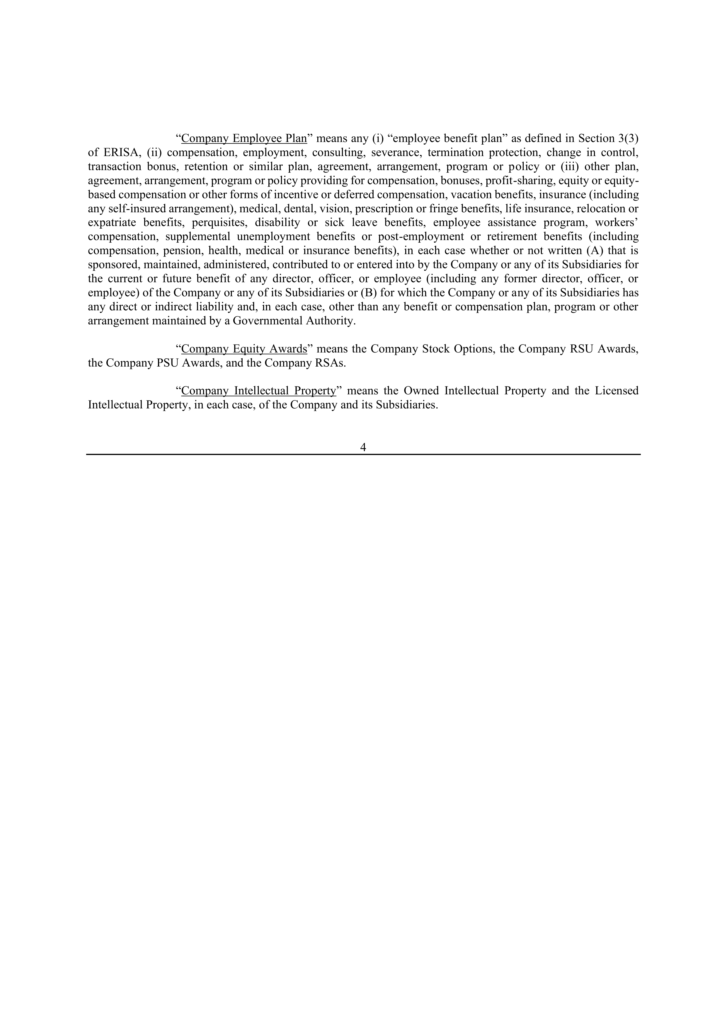 Bristol Myers Squibb Merger Agreement — page 9
