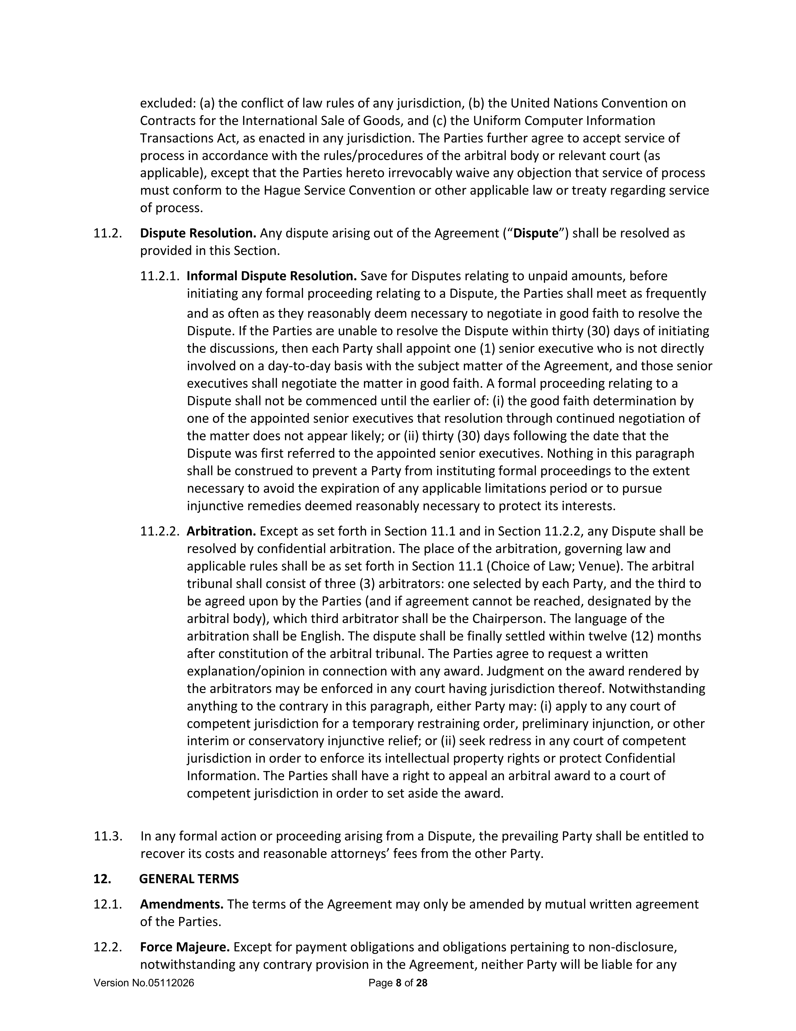 Broadcom End User Agreement — page 8