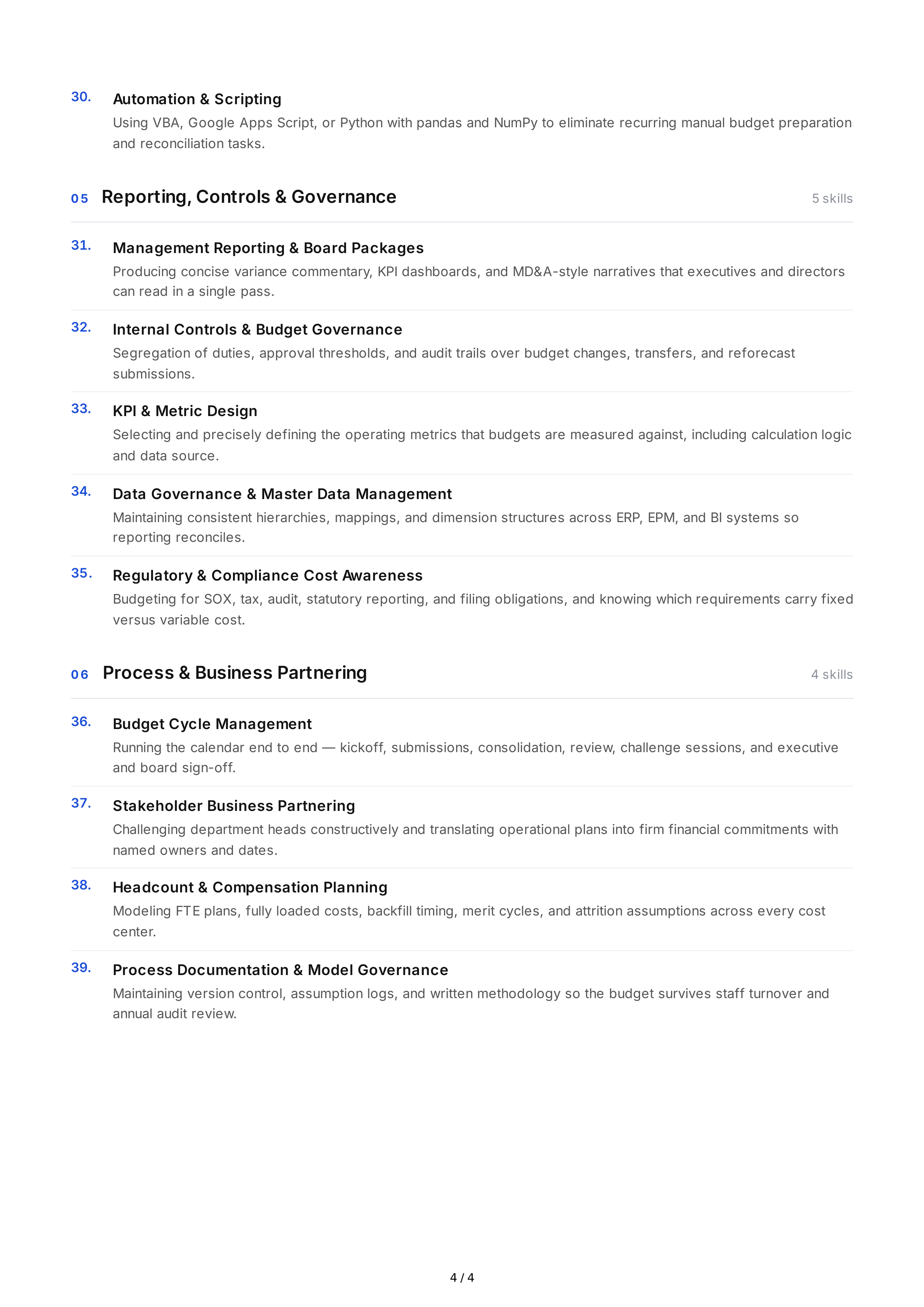 Budgeting Hard Skills — page 4