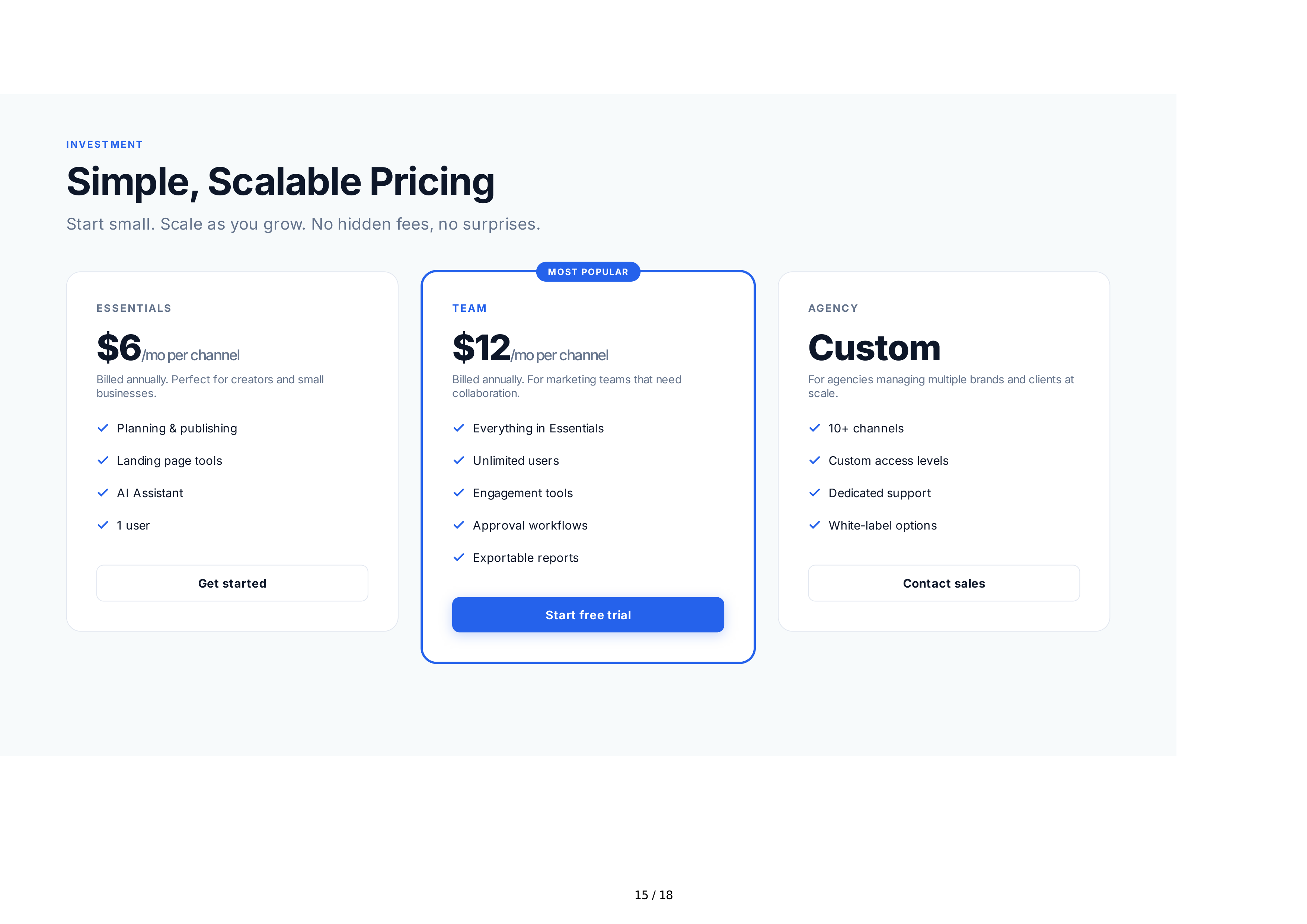 Buffer Sales Pitch Presentation — page 15