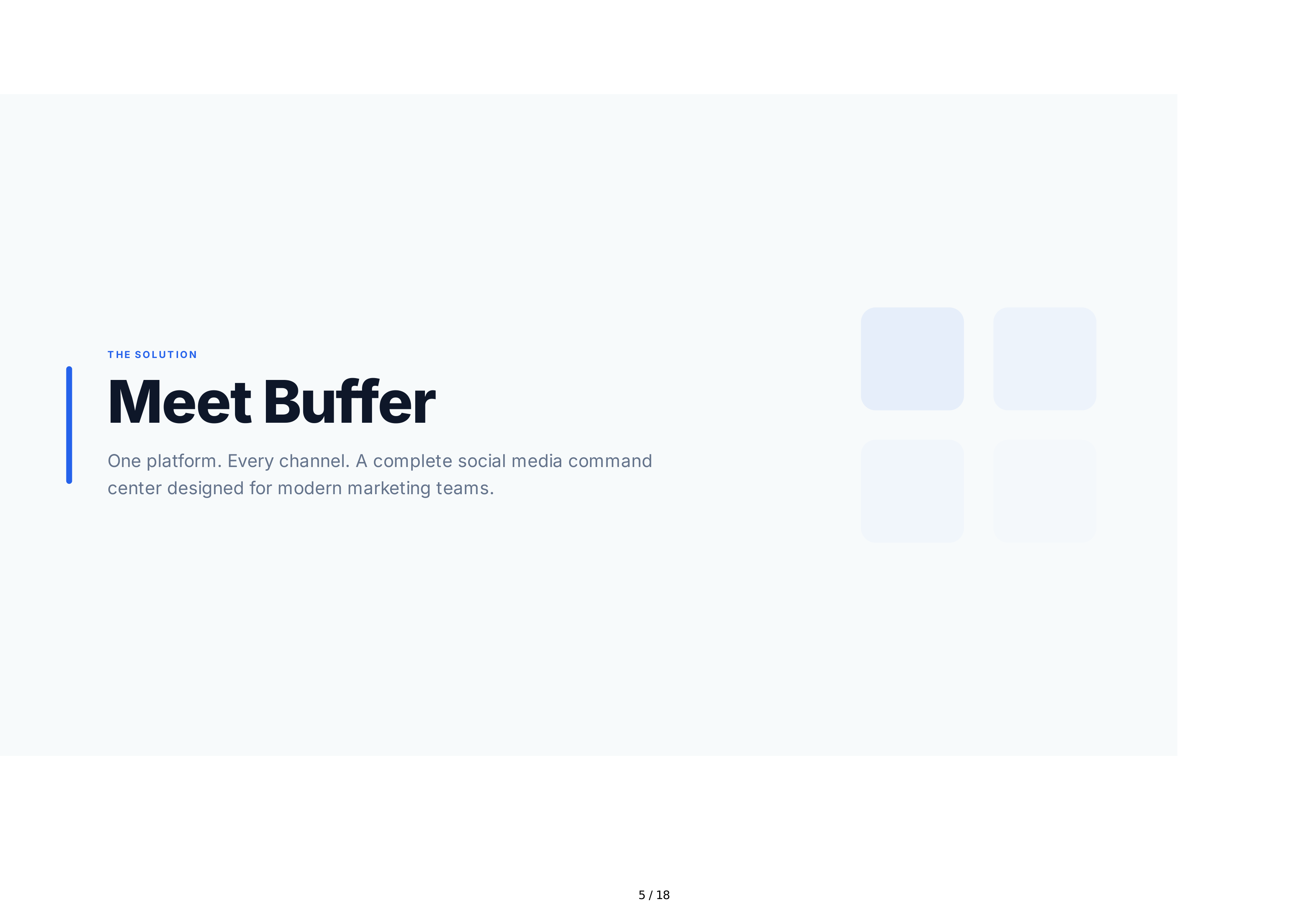 Buffer Sales Pitch Presentation — page 5