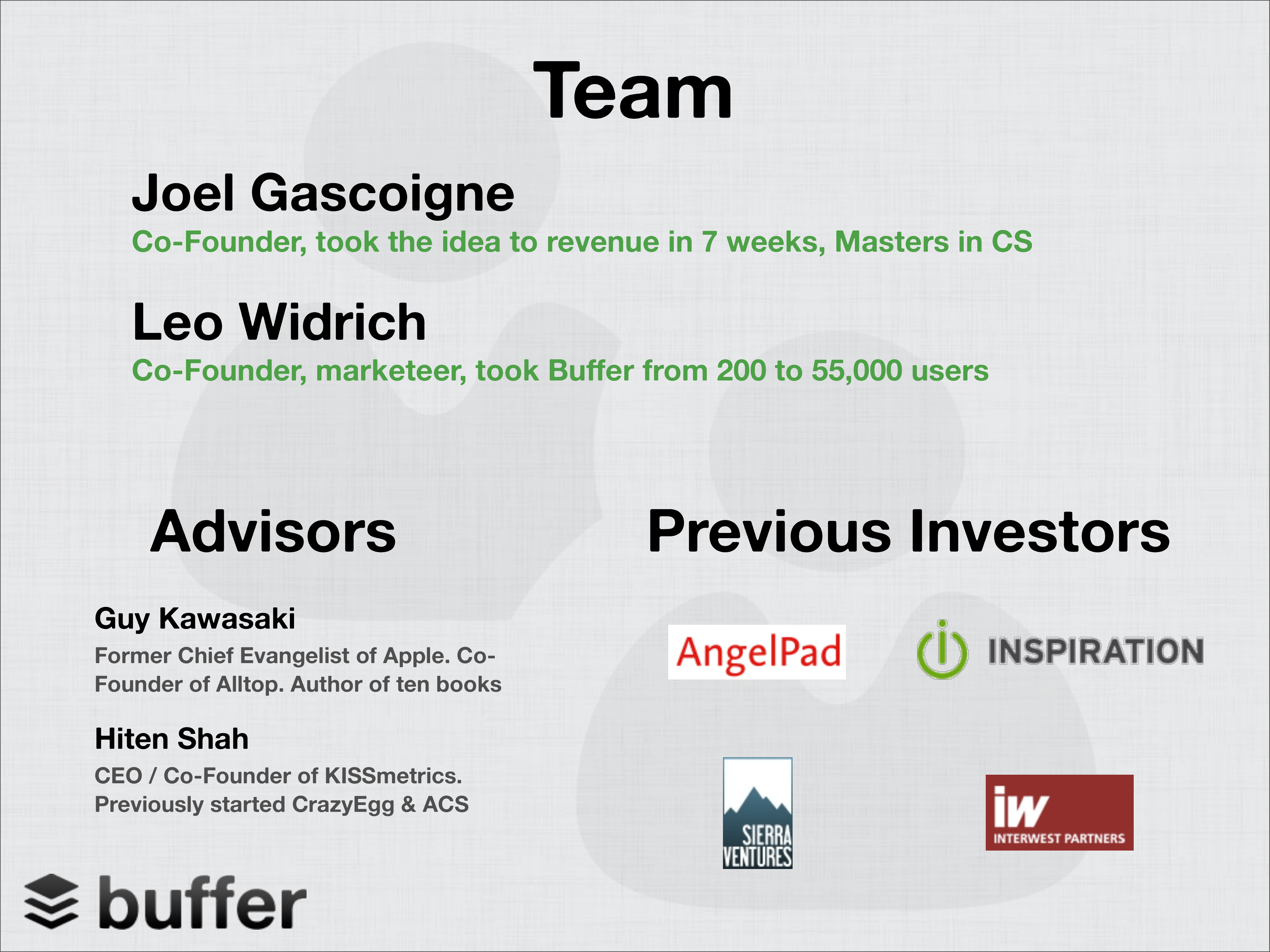Buffer Pitch Deck  — page 12