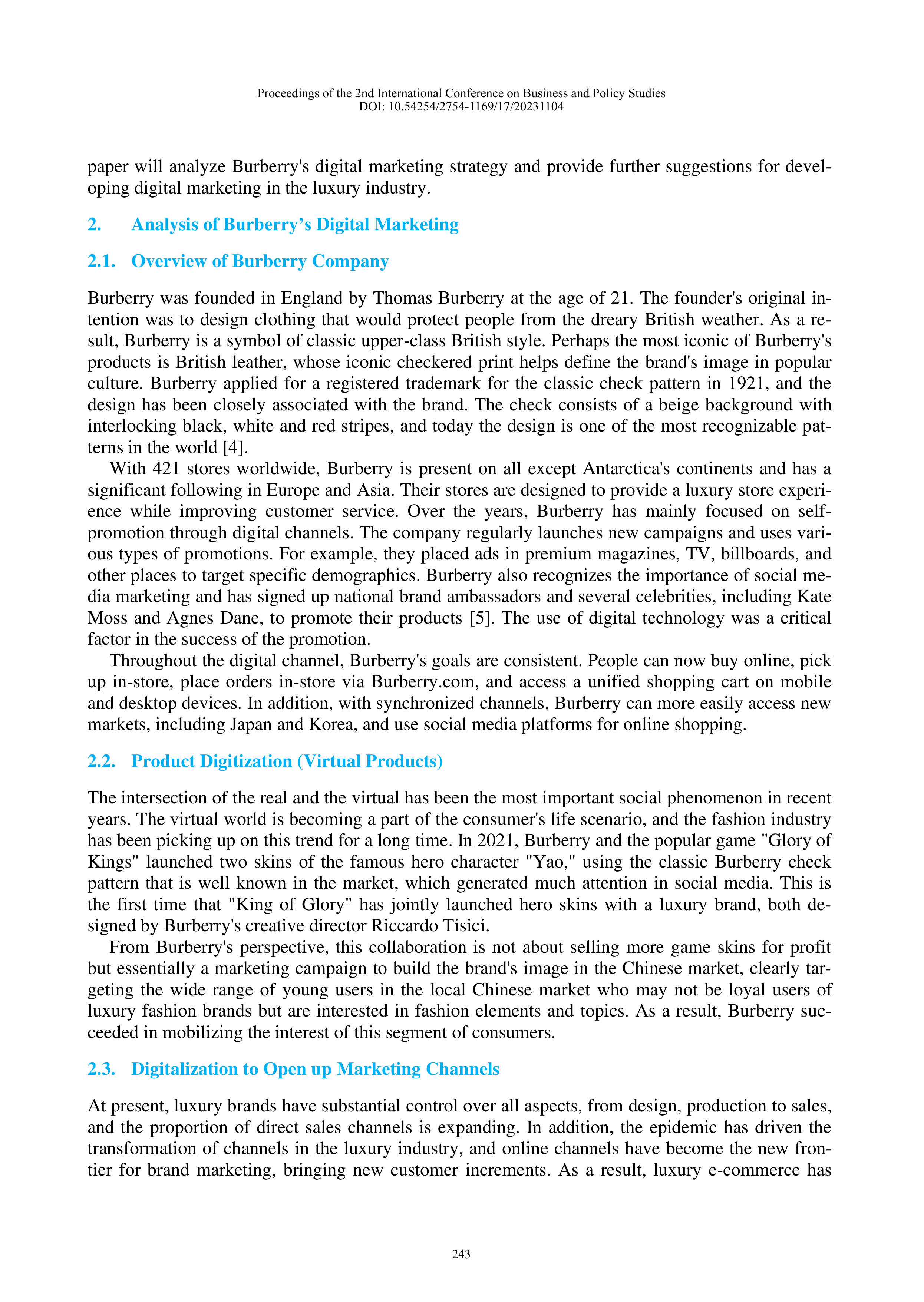 Burberry Marketing Strategy — page 2