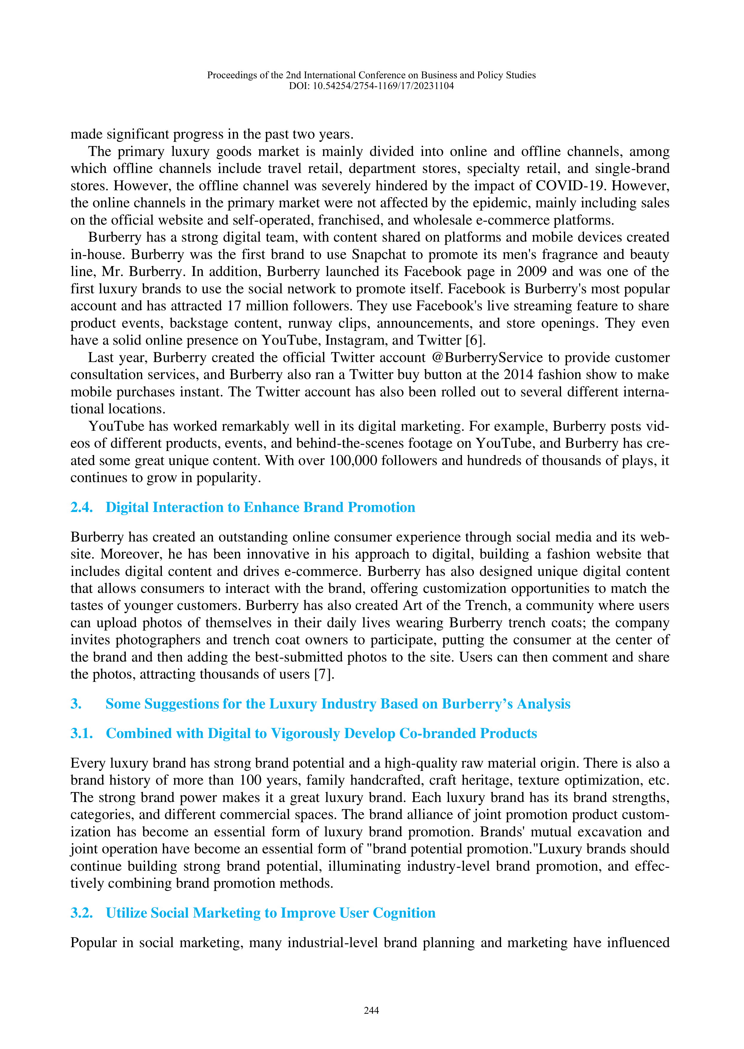 Burberry Marketing Strategy — page 3