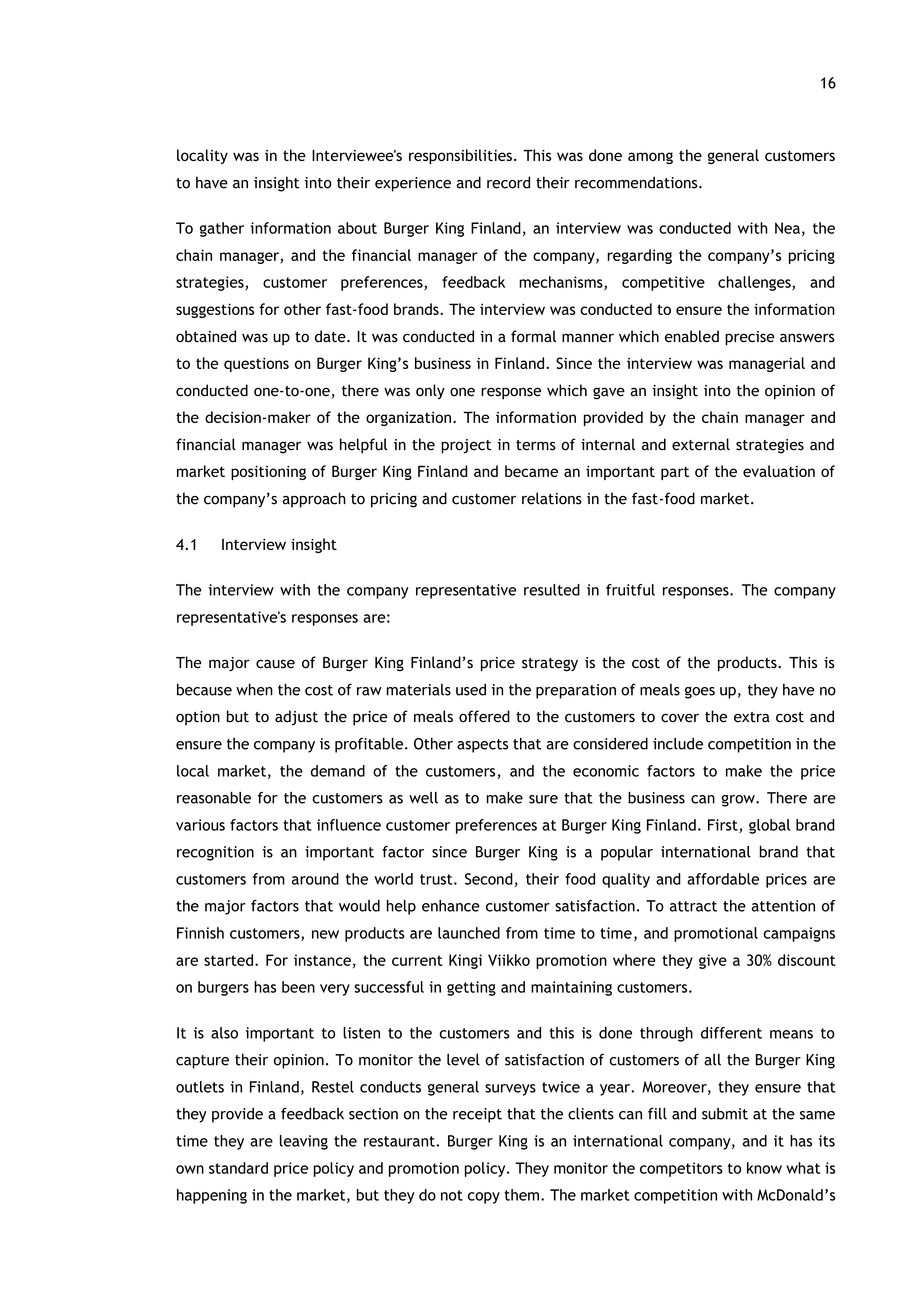 Burger King Case Study — page 16
