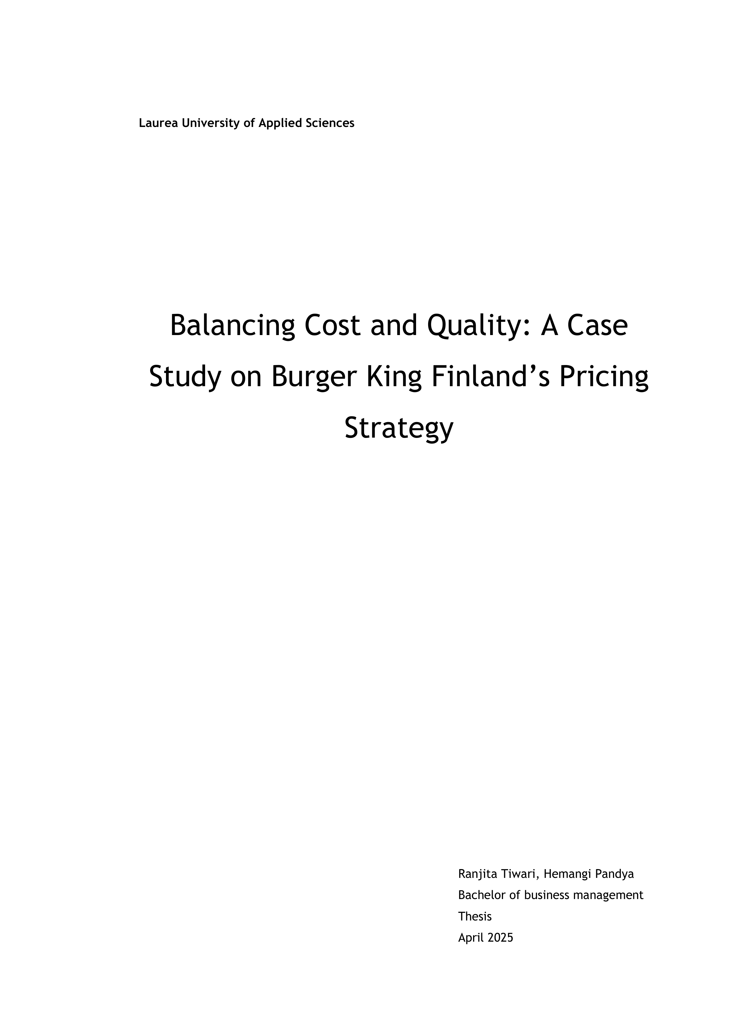 Burger King Case Study — page 2