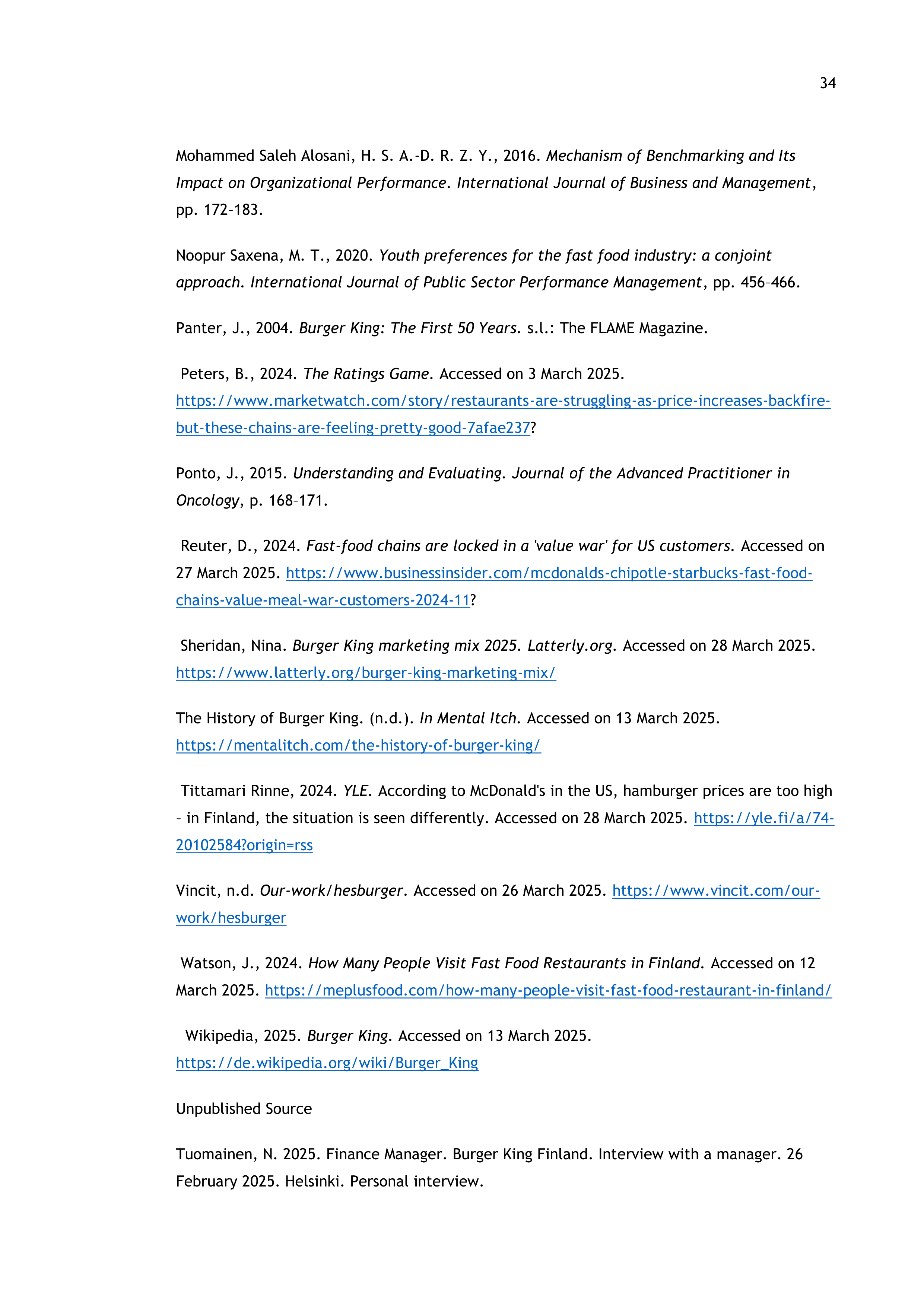 Burger King Case Study — page 34