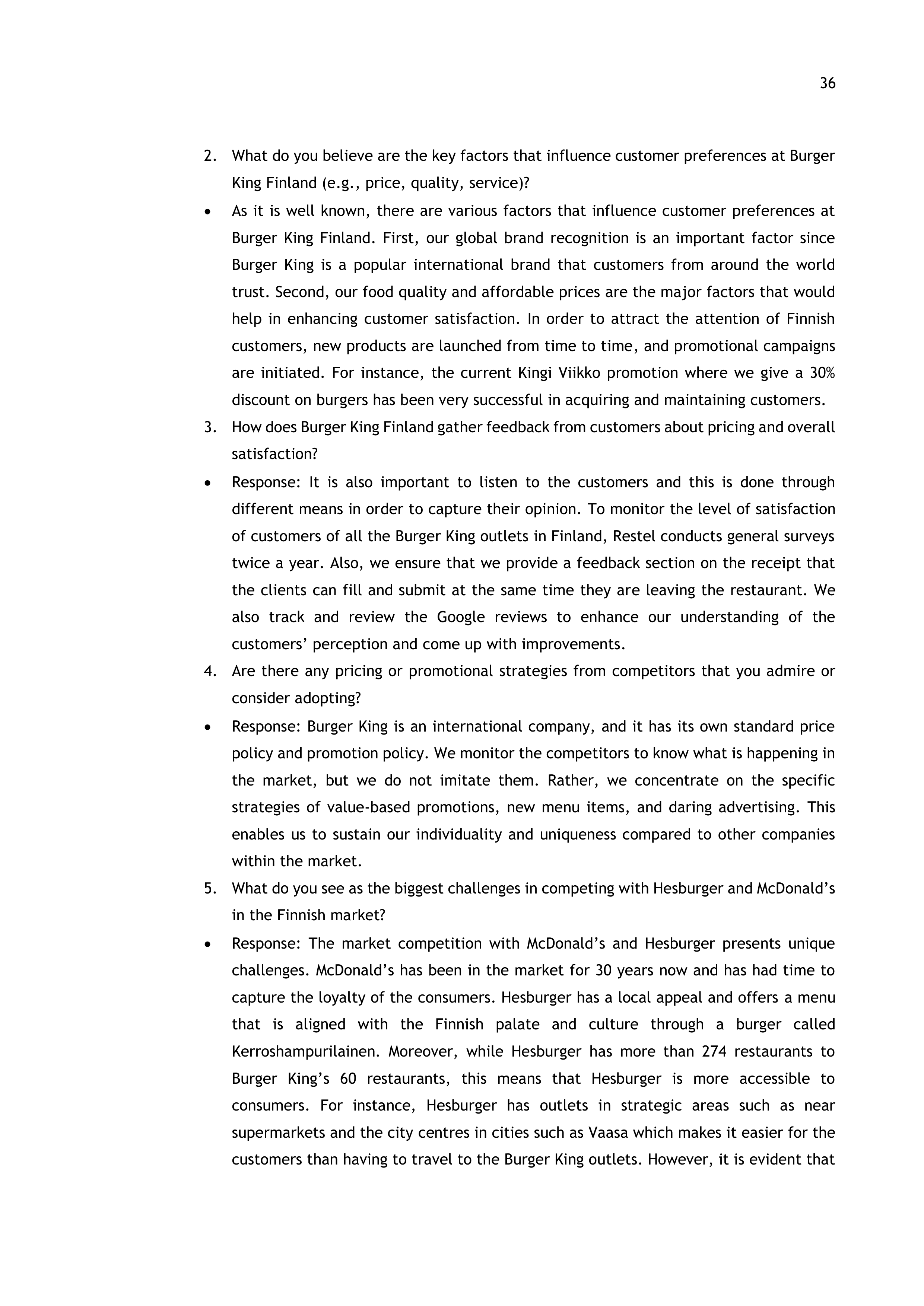 Burger King Case Study — page 36