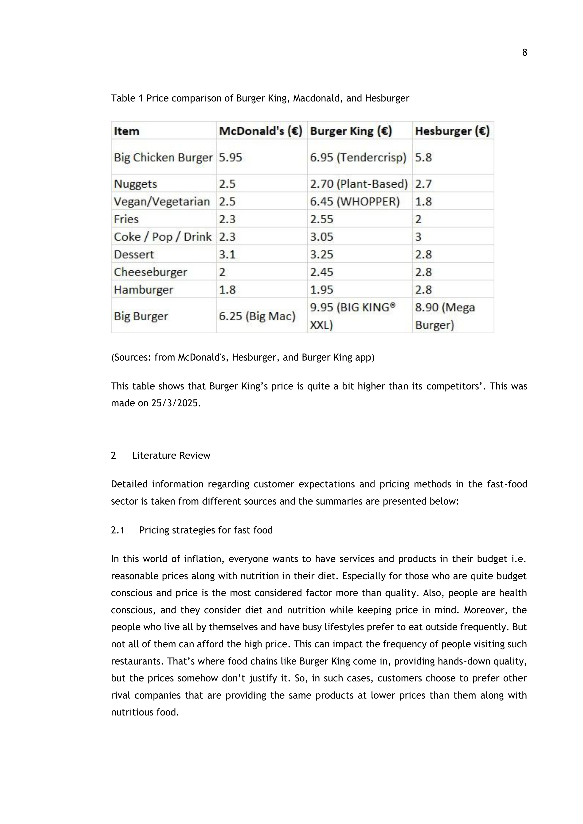 Burger King Case Study — page 8