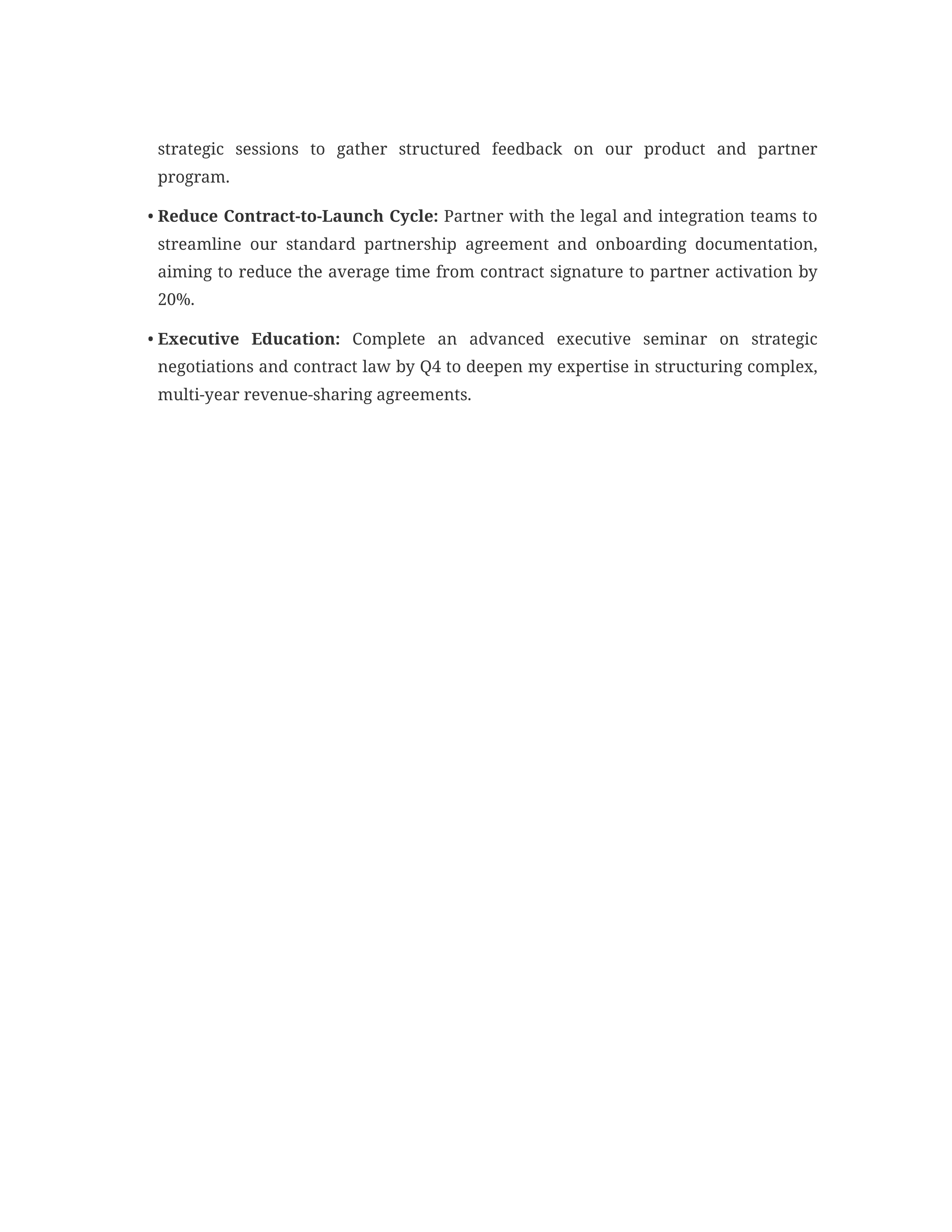 Business Development Manager Self Performance Review — page 3