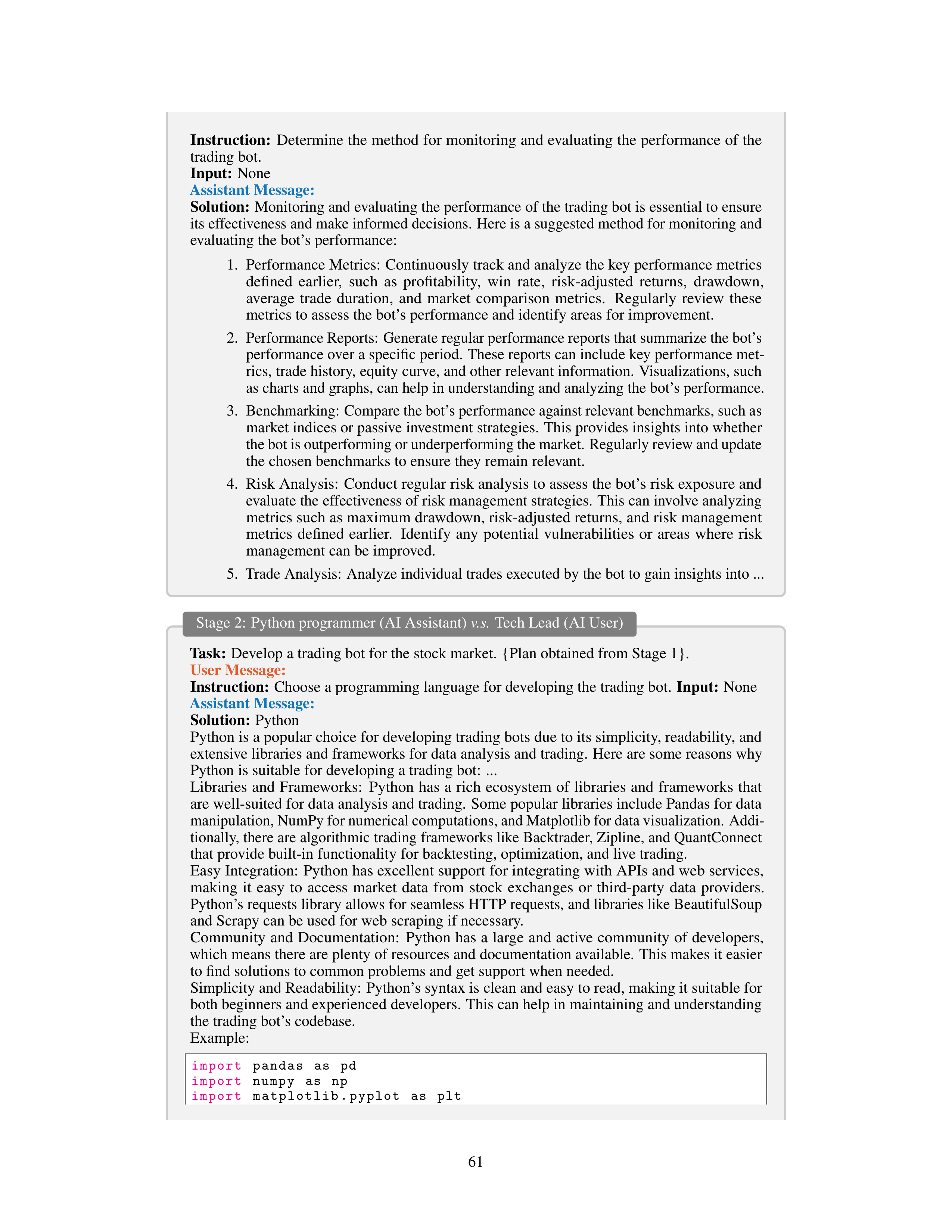 CAMEL AI Agent for Multi Agent Collaboration — page 61
