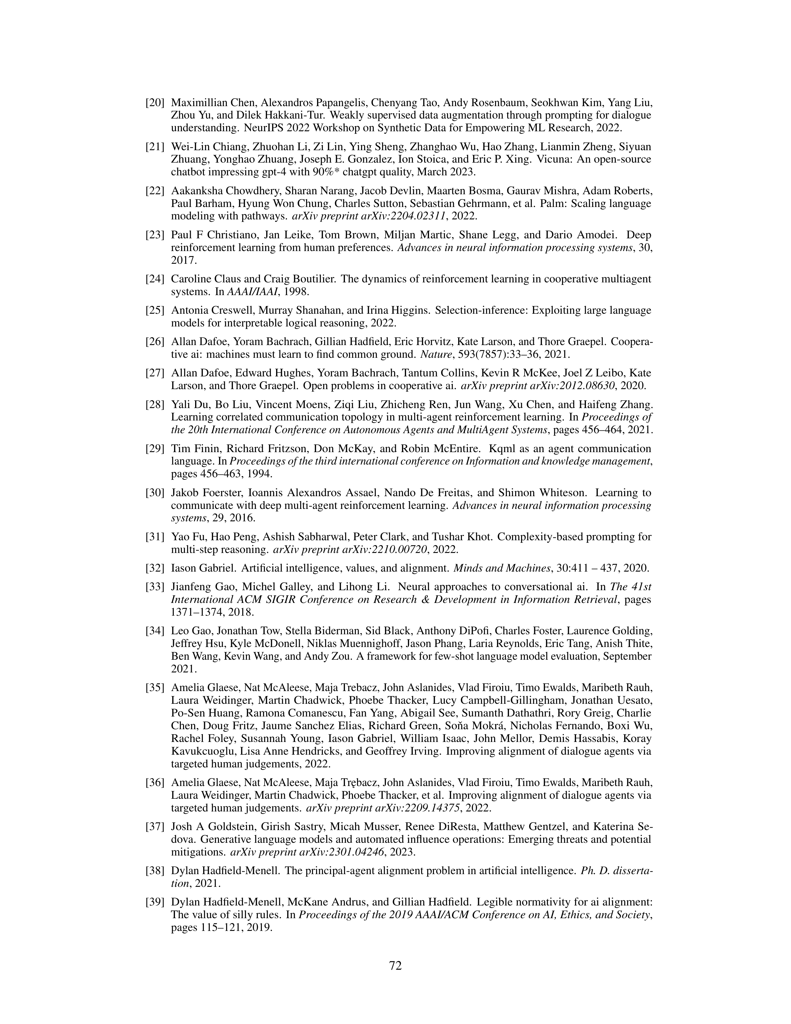 CAMEL AI Agent for Multi Agent Collaboration — page 72