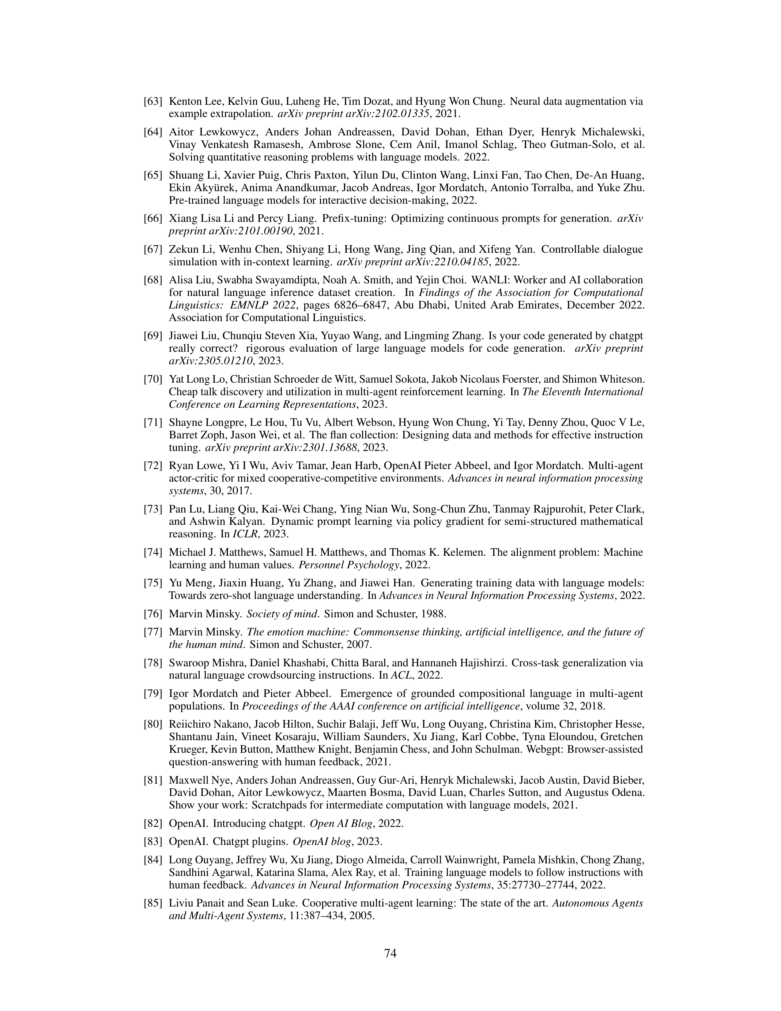 CAMEL AI Agent for Multi Agent Collaboration — page 74