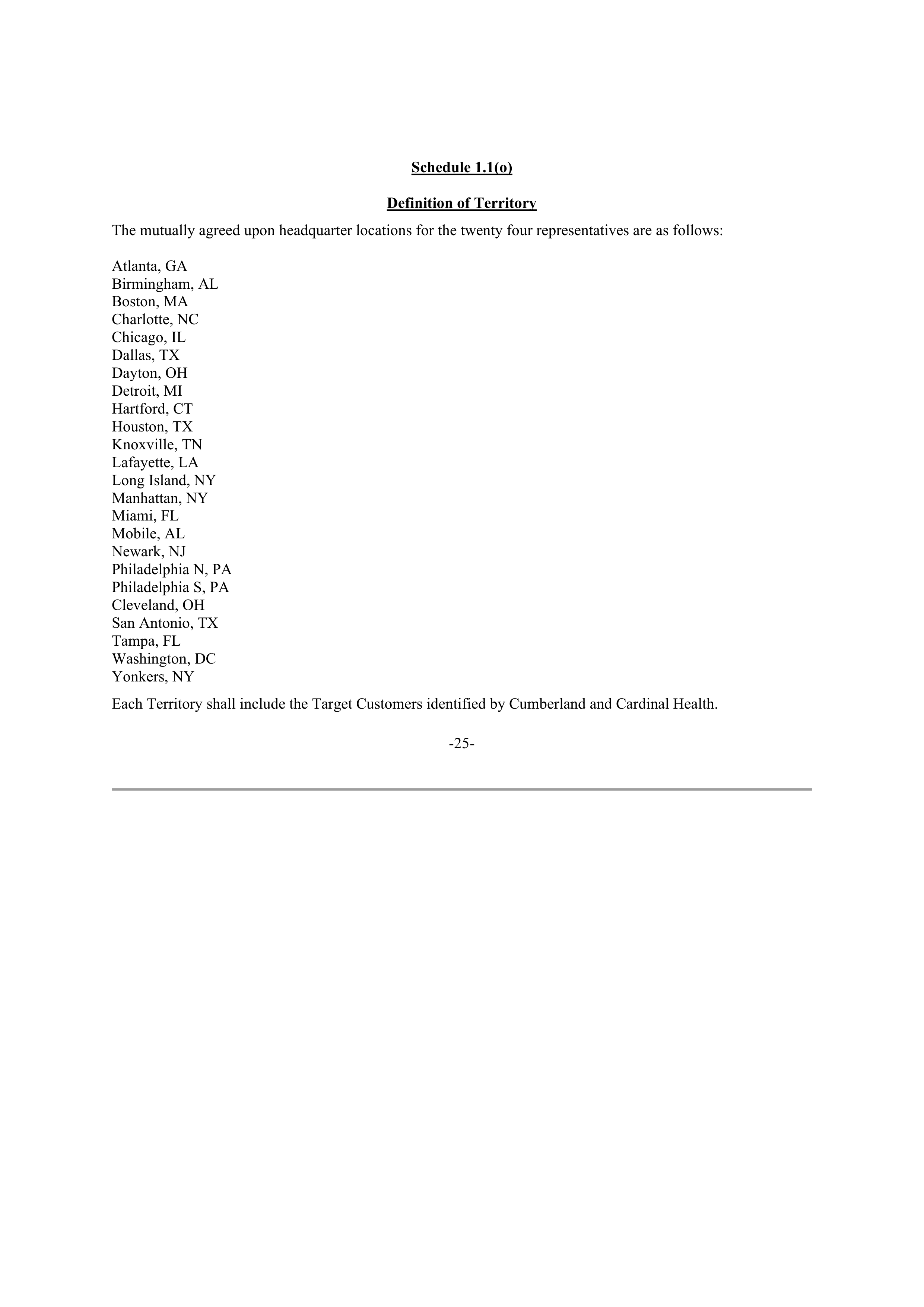 CARDINAL HEALTH CONTRACT SALES AND SERVICE AGREEMENT — page 24