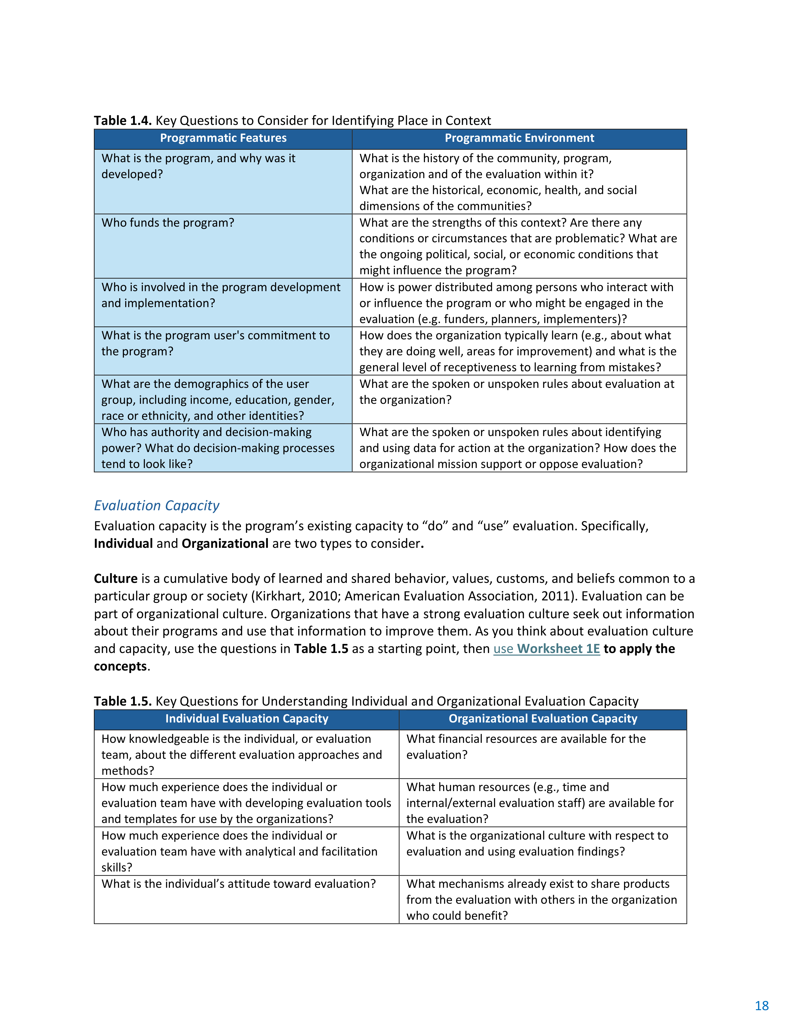 CDC Program Evaluation Framework Action Guide — page 19